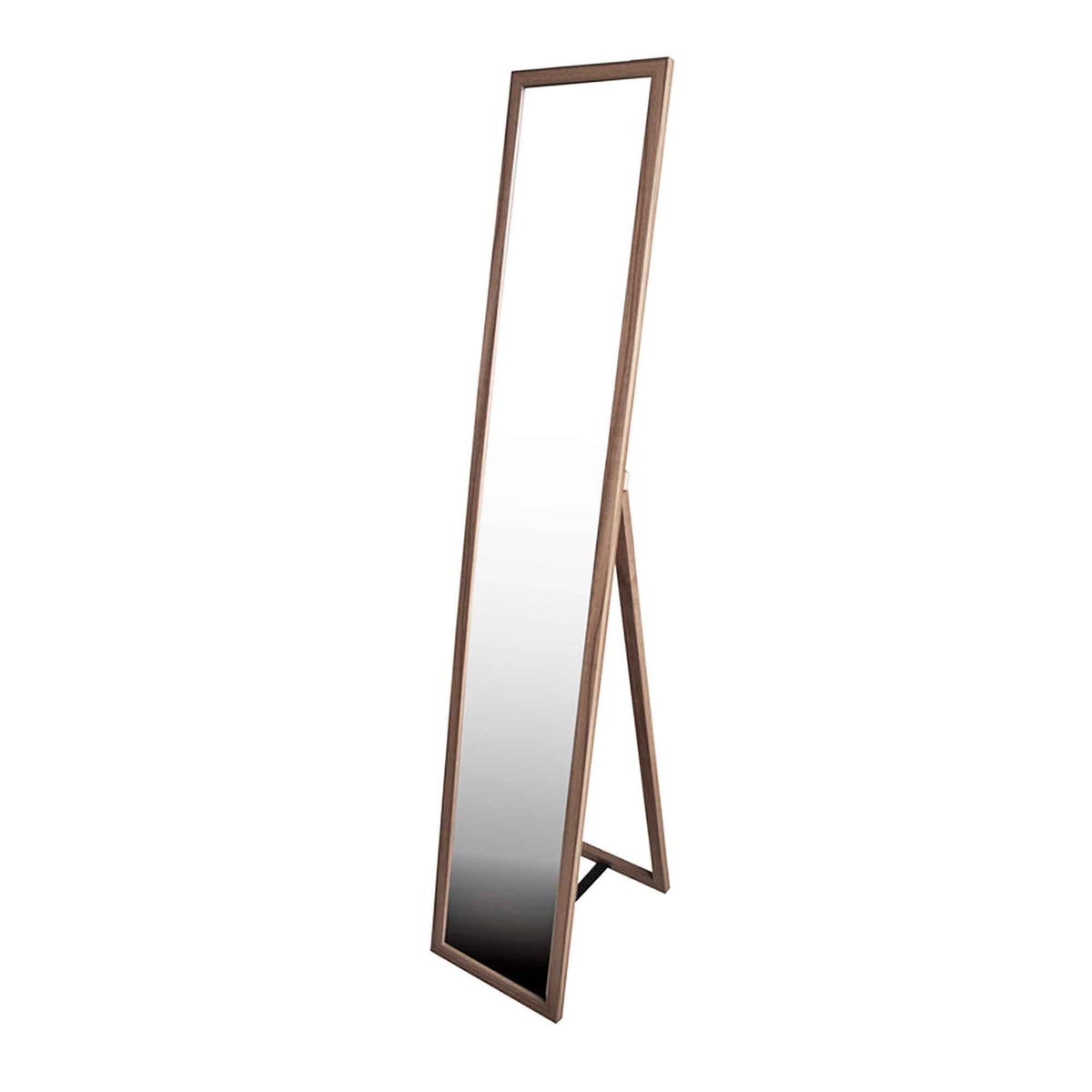 Miroir de plancher naturel, 39 cm x 40 cm x 153 cm 