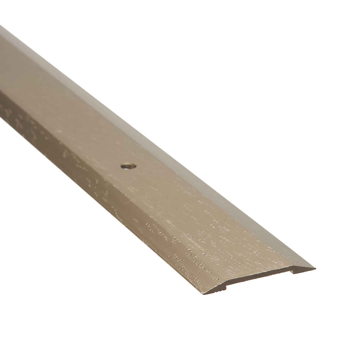 Bordure de joint de plancher titanium martelé, 1-1/4&quot; x 3&#39;