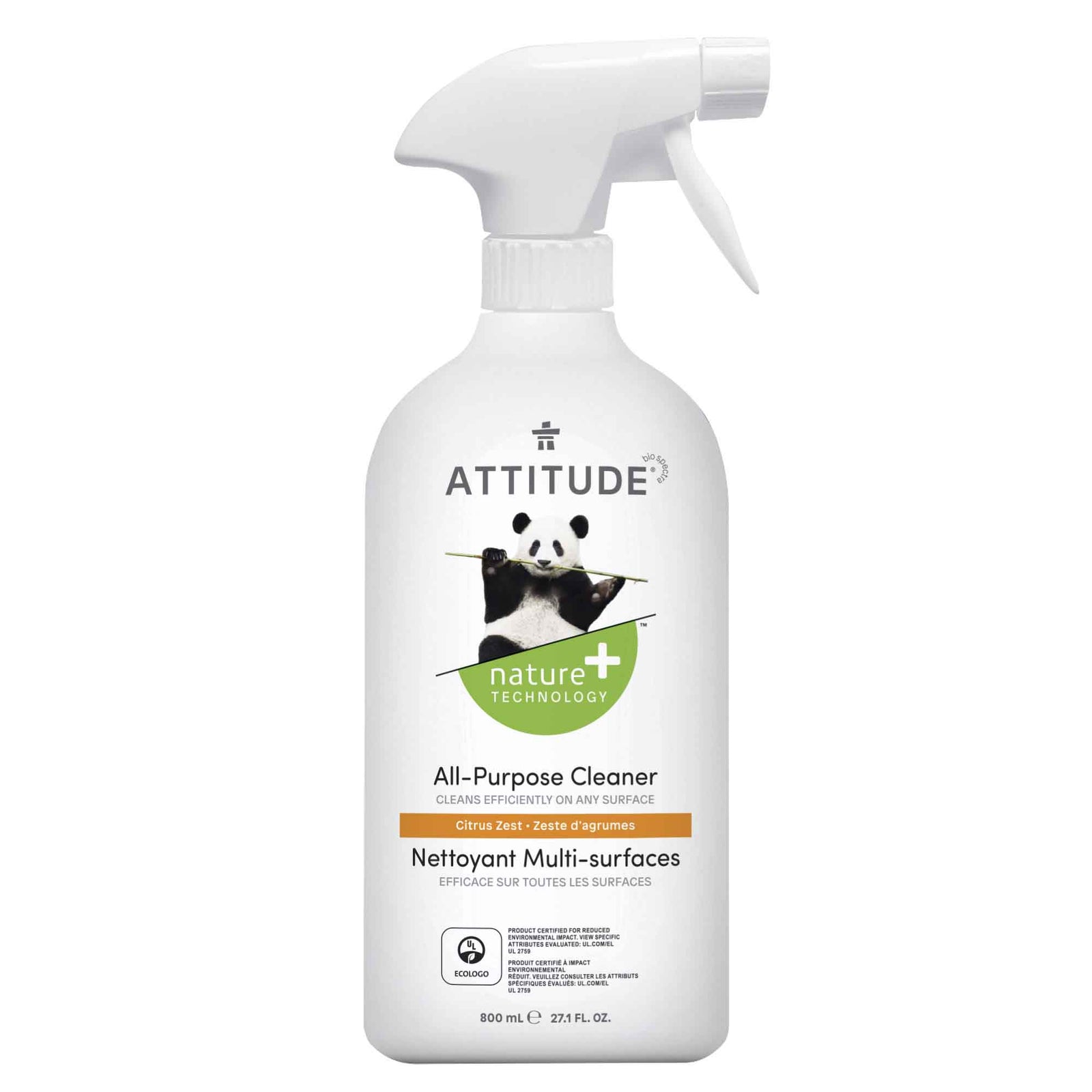 Nettoyant multi-surfaces avec zeste d'agrumes, 800 ml