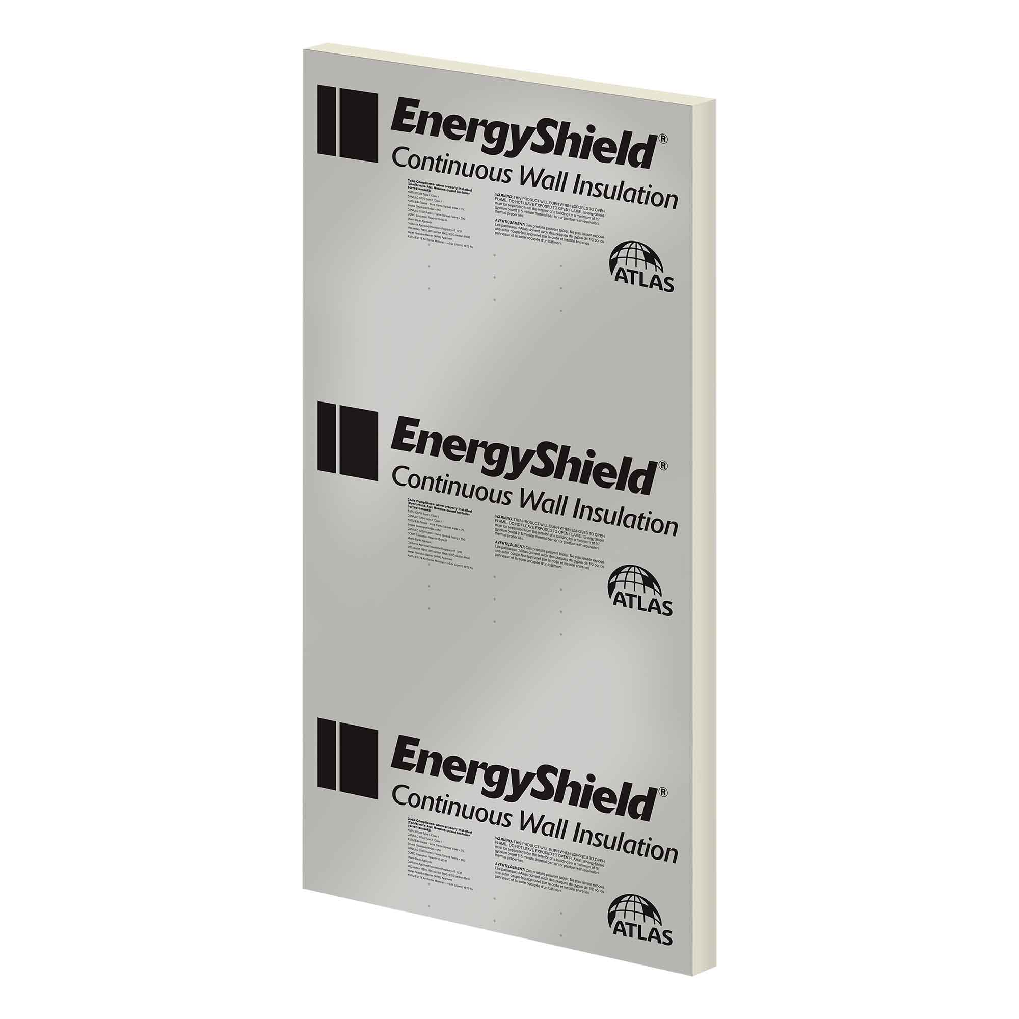 Panneau isolant EnergyShield R9.8, 1-1/2" x 4' x 8' 