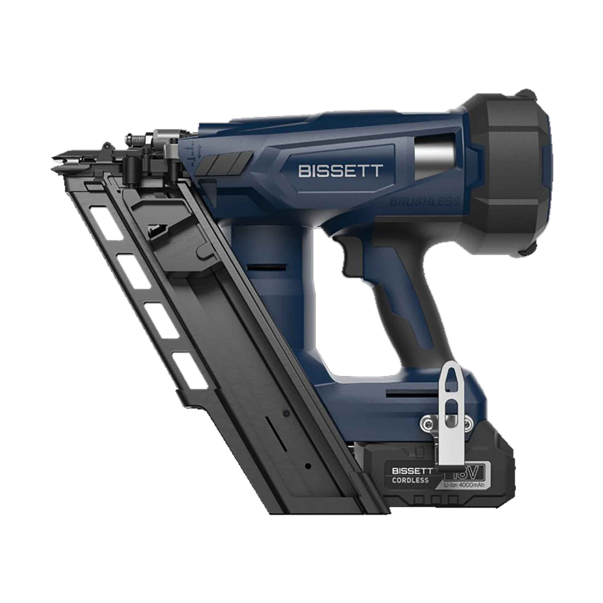 Cloueuse à charpente sans fil, 30° à 34° sur papier assemblé