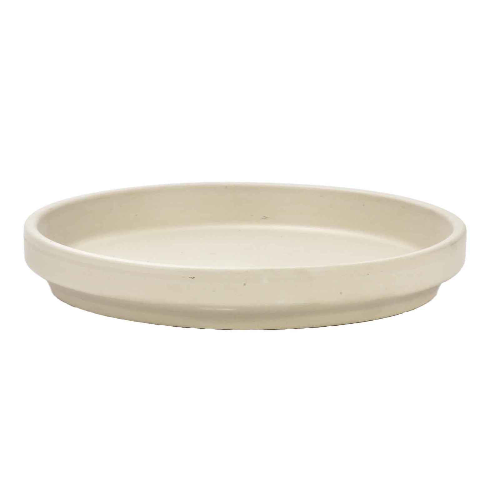 Soucoupe standard granit blanc, 4"   