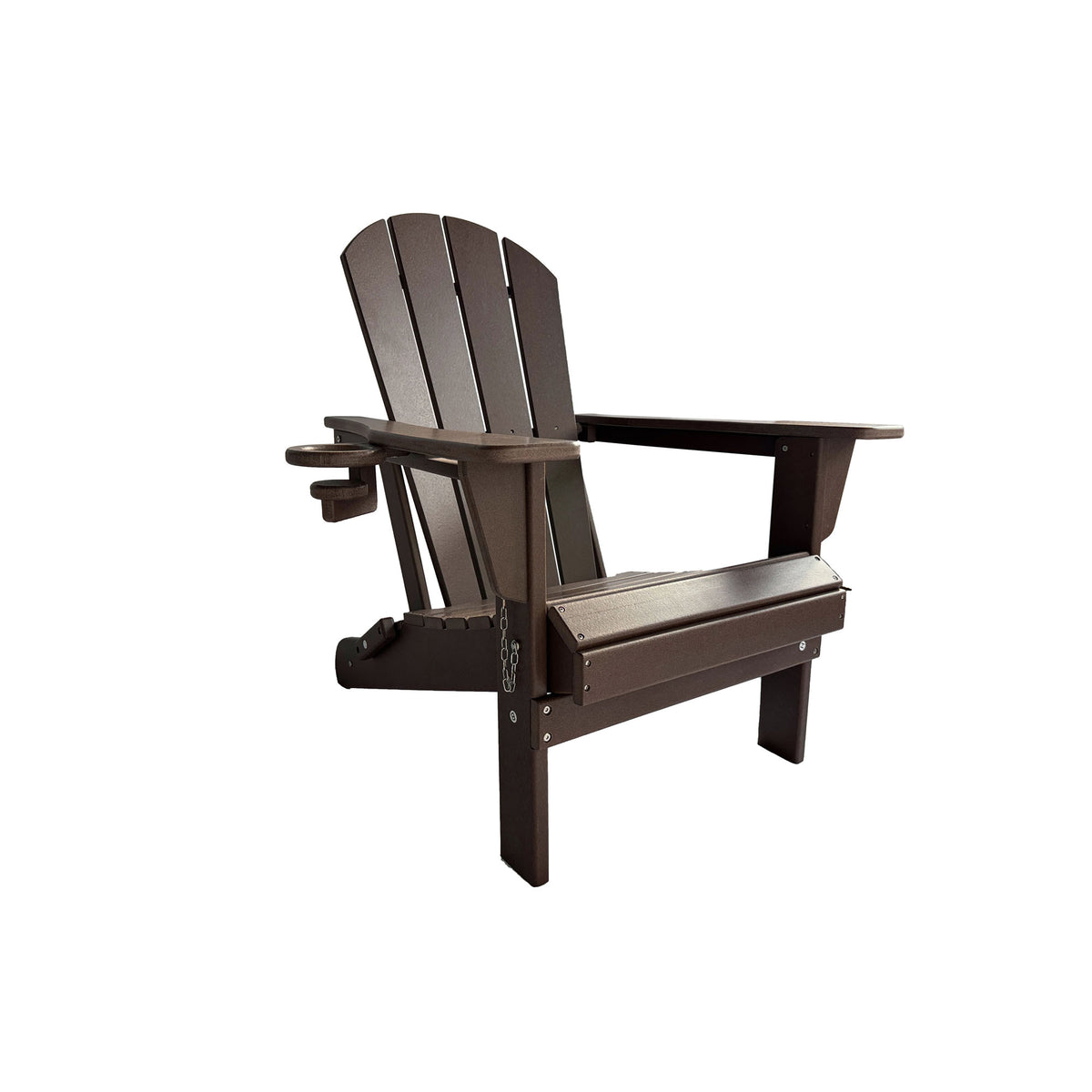 Chaise Adirondack pliante, brun