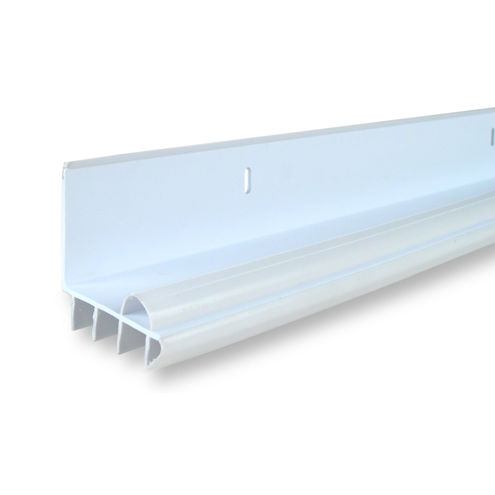 Bas de porte en "L" en vinyle avec ailettes en vinyle 36 po