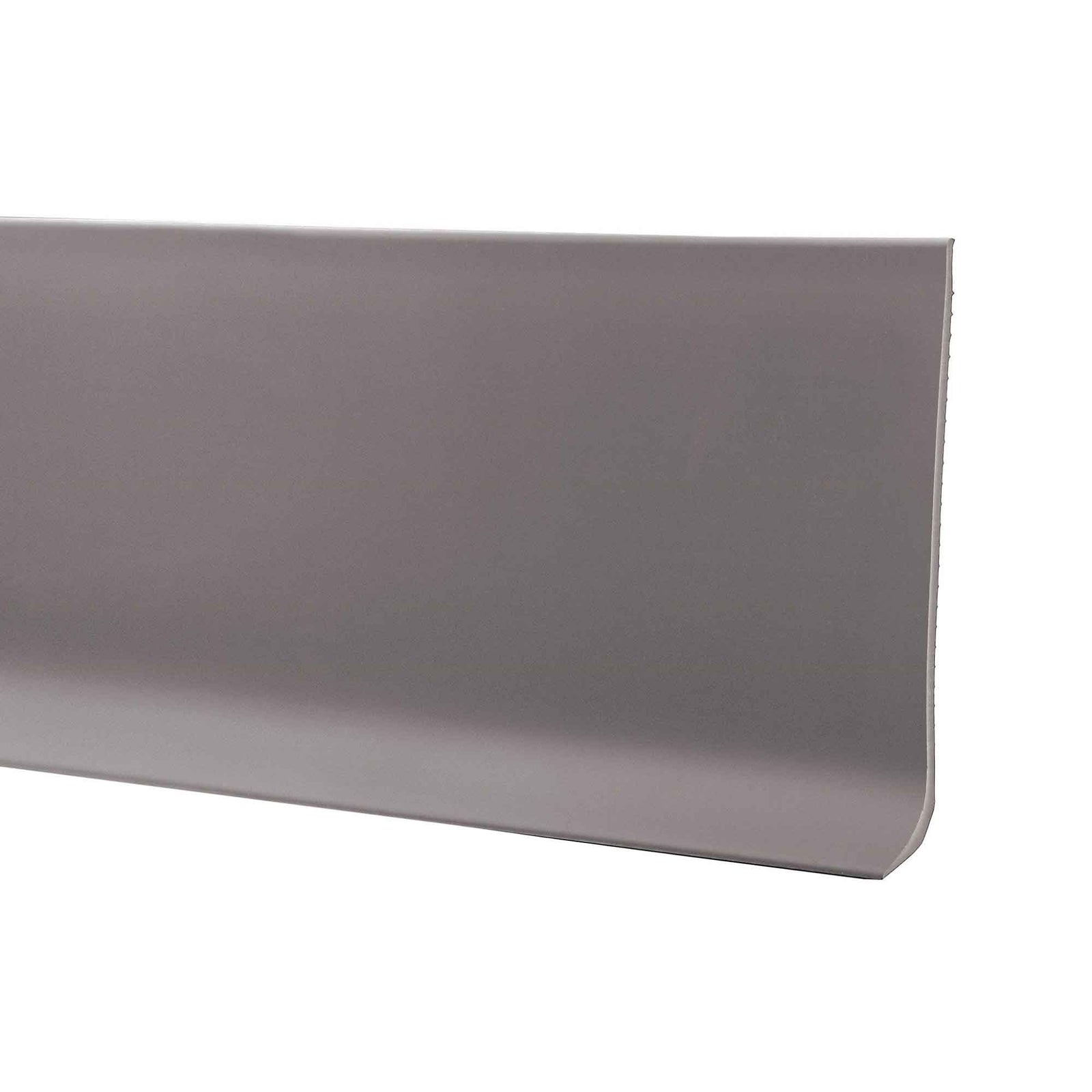 Plinthe en vinyle de 4" en rouleau de 120', gris 