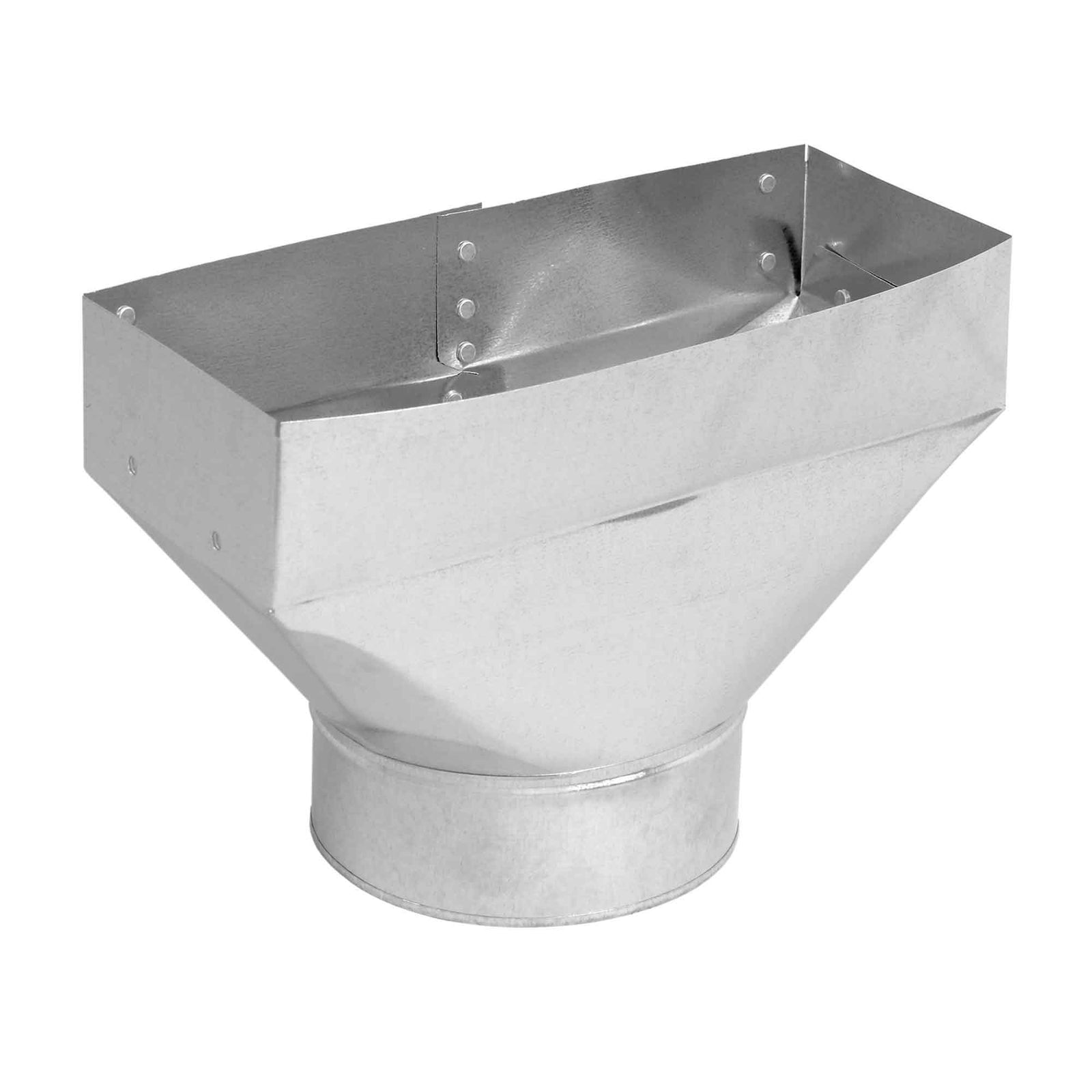 Sortie universelle en acier galvanisé, 4" x 10" x 5"