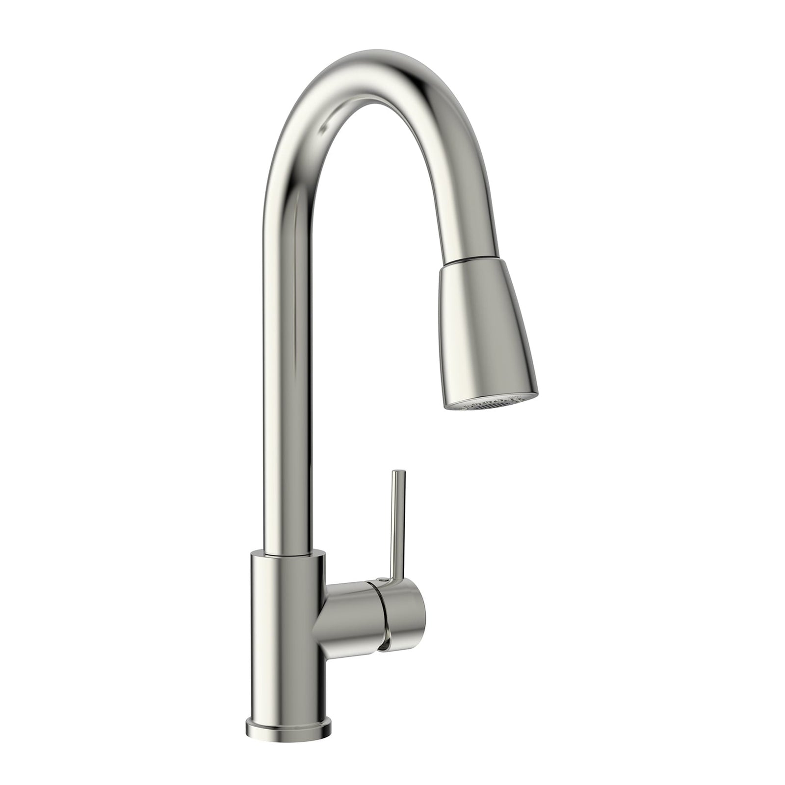 Robinet d’évier de cuisine avec bec pivotant intégrant douchette amovible / bouton pause