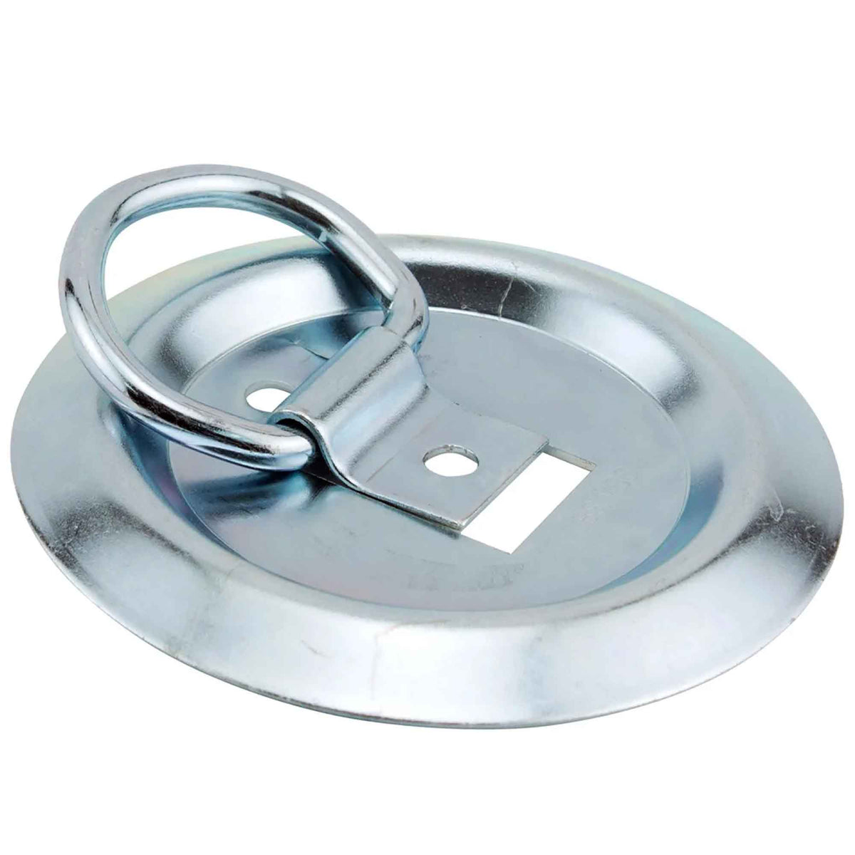  Anneau d’ancrage zingué pour sangle, 4-1/4"