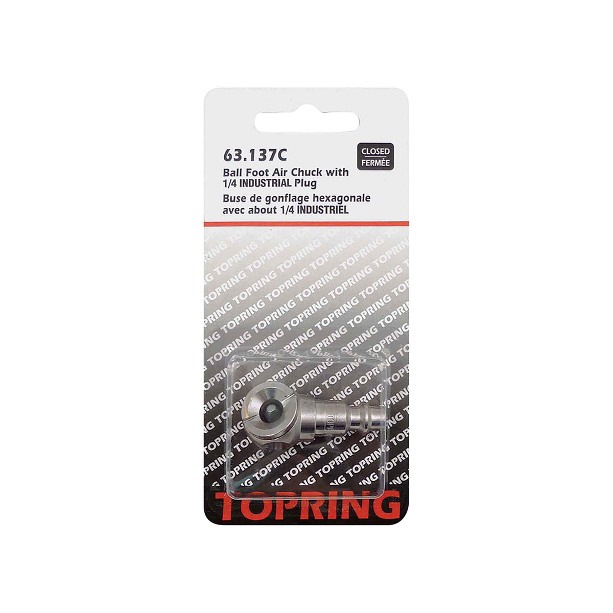 Buse de gonflage avec embout, 1/4 industriel