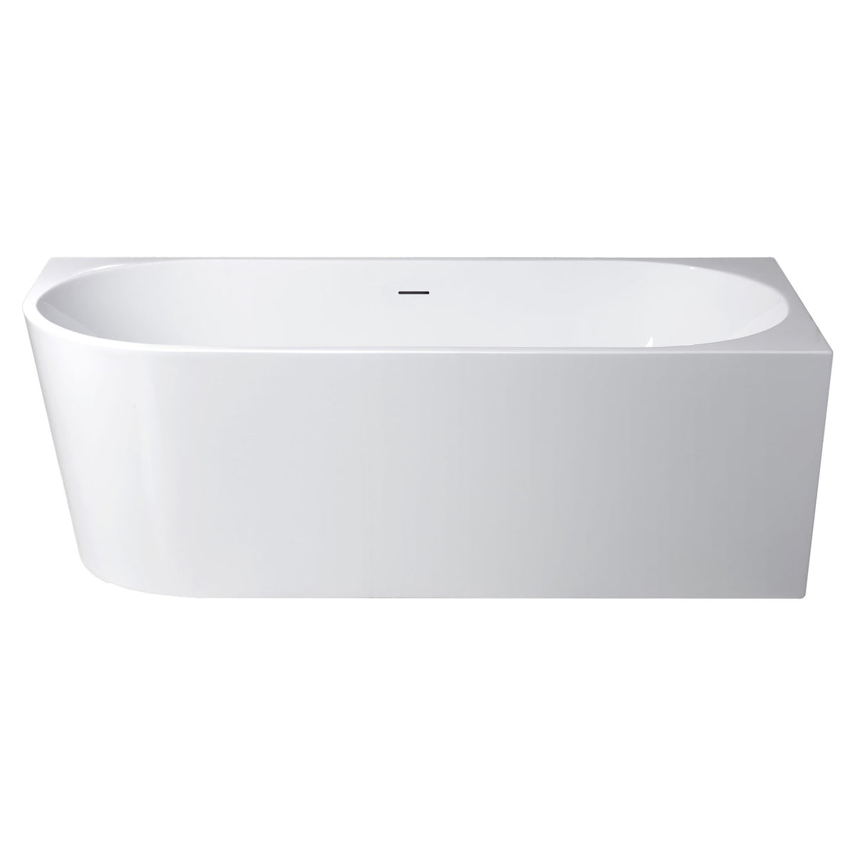 Baignoire autoportante en coin Timae, 59'' x 30'' (drain à droite)