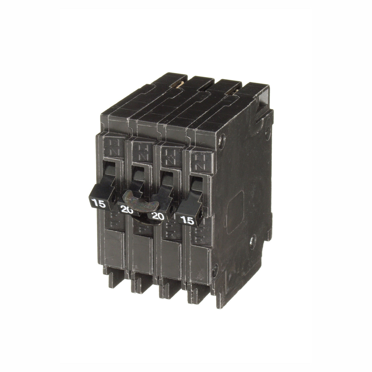 Disjoncteur Q QUAD unipolaire et bipolaire, 2 x 15 A unipolaire / 1 x 20 A bipolaire