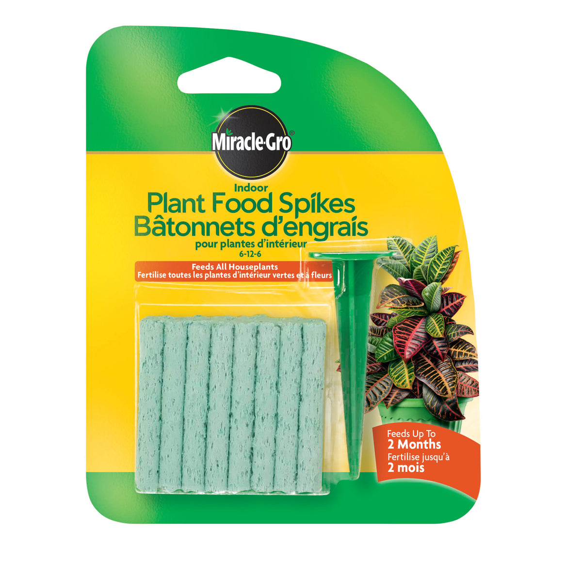 Bâtonnets d'engrais pour plantes d'intérieur 6-12-6, 31 g (24 unités)