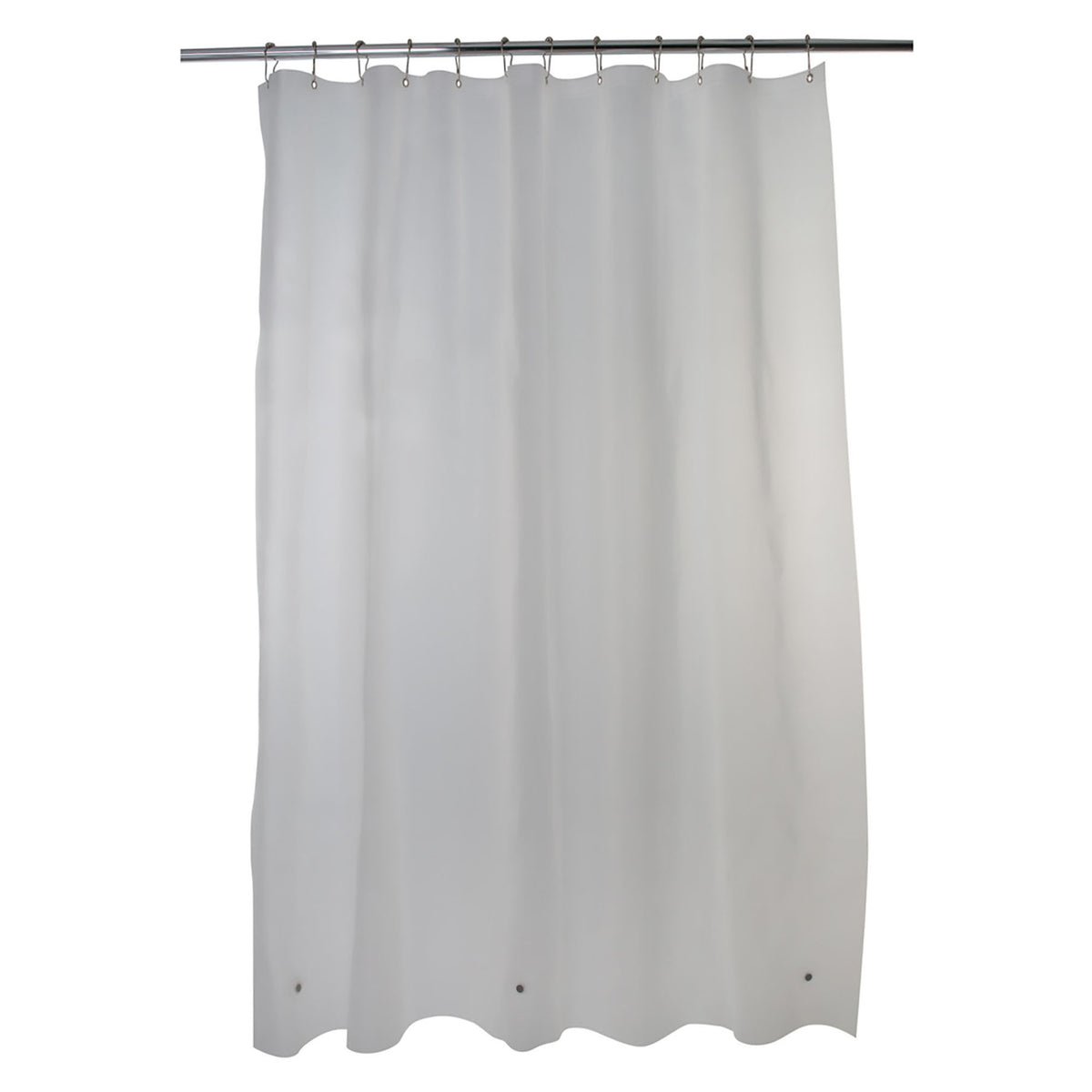 Rideau de douche Crown 10G en PEVA / EVA, 70" x 72" x 22,83" (givré)