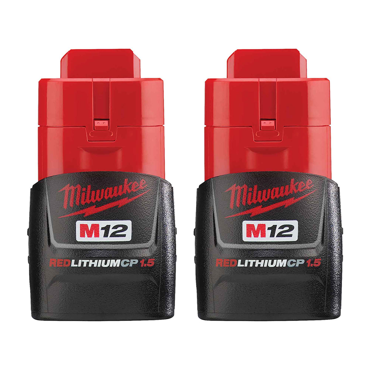 Batterie compacte M12 Redlithium, 2 unités