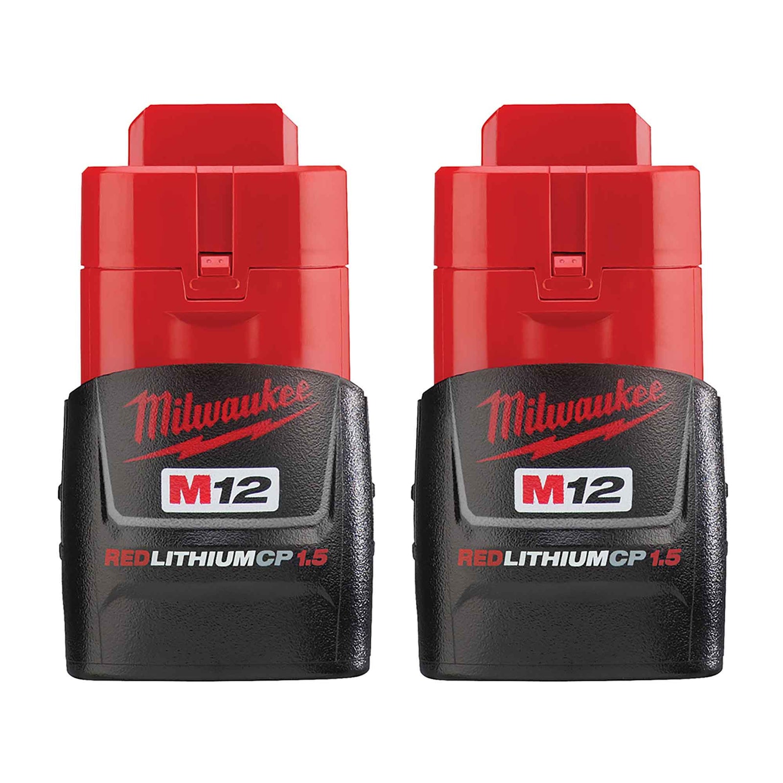 Batterie compacte M12 Redlithium, 2 unités