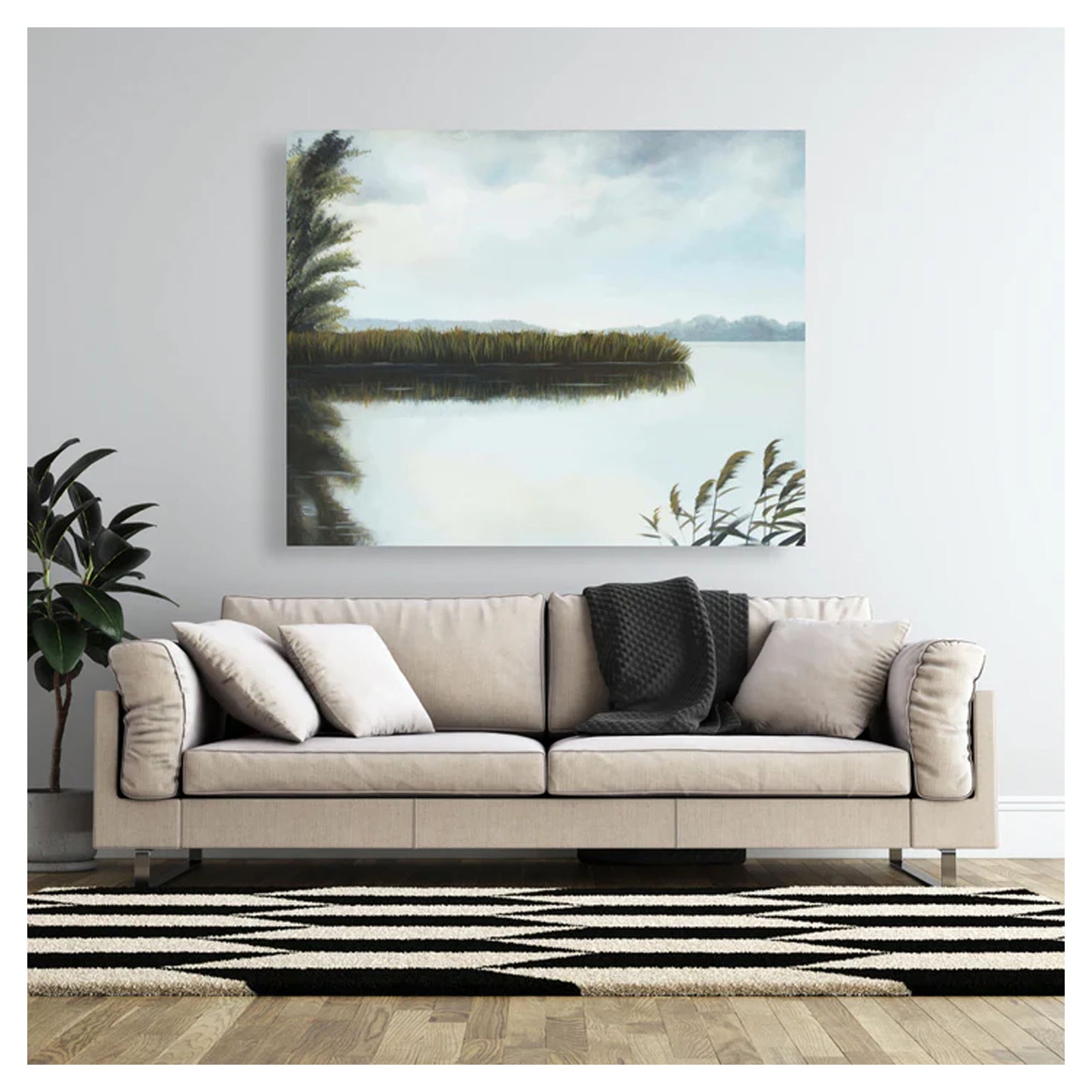 Toile non encadrée, 48" x 60" (assorties)