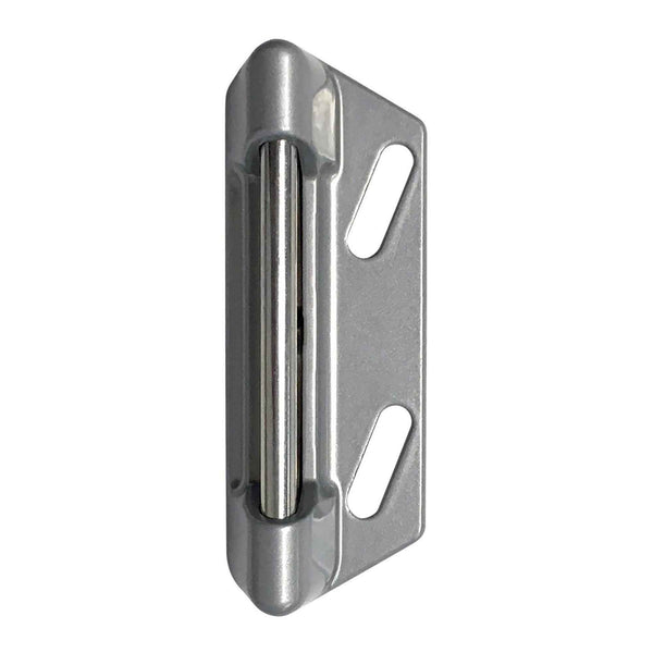 Spring-Loaded Strike for Fixed Latches, Silver - GAGNON - La Grande ...