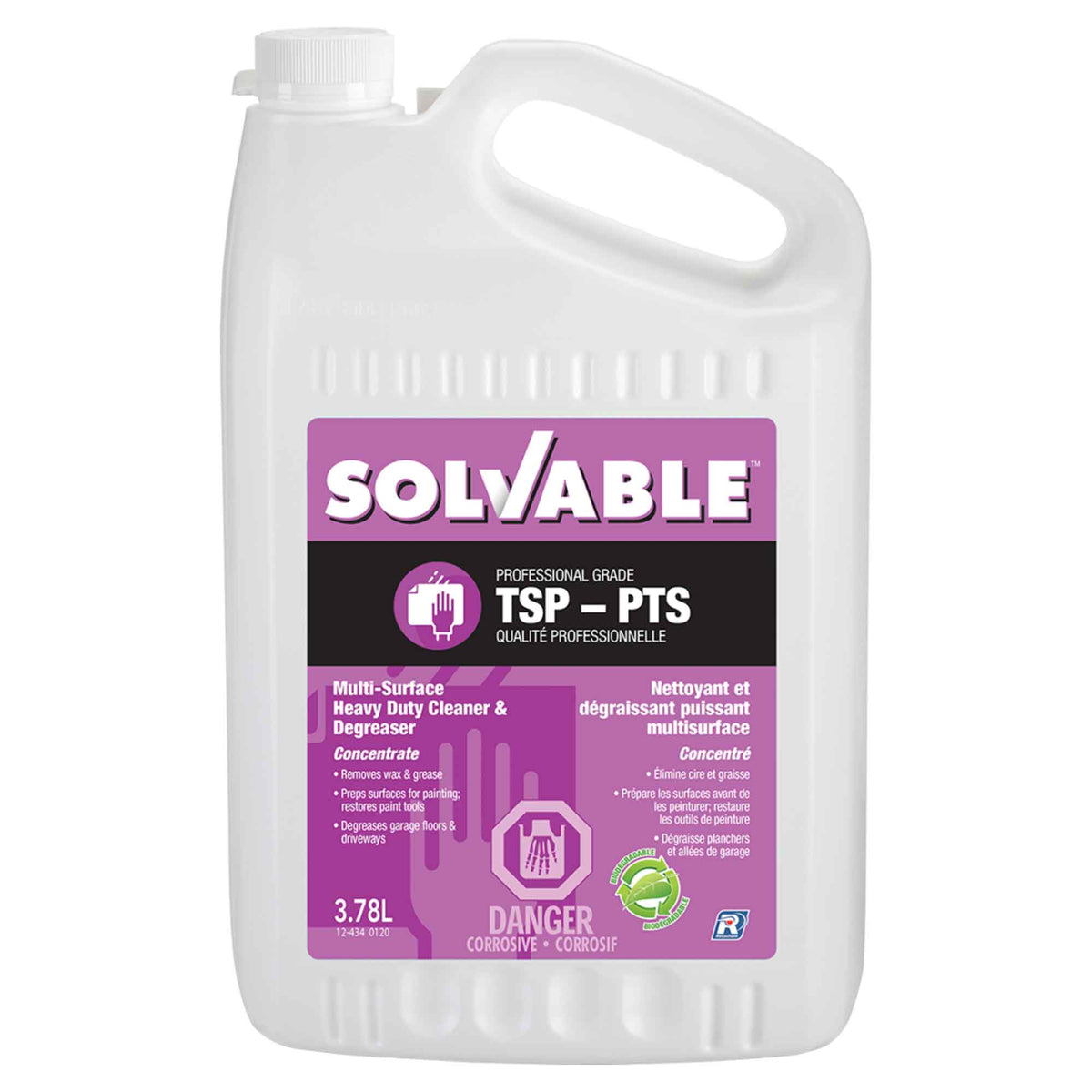 Nettoyant et dégraissant PTS liquide concentré, 3,78 L