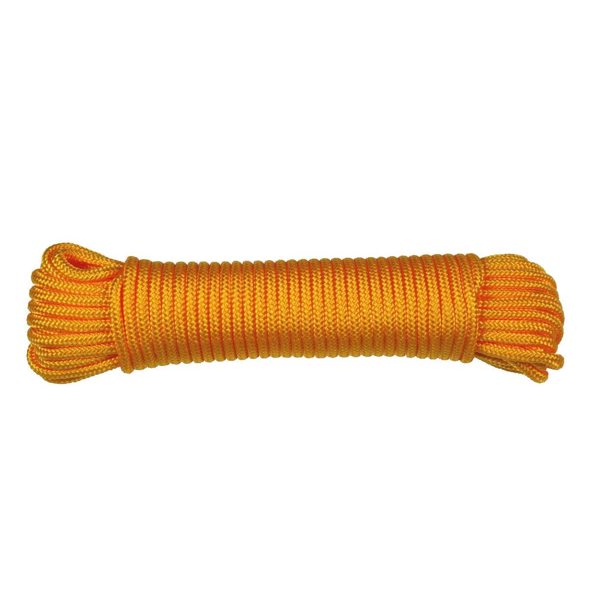 Corde de polyester tressée en losange de 5/32&#39;&#39;, orange - 45&#39;