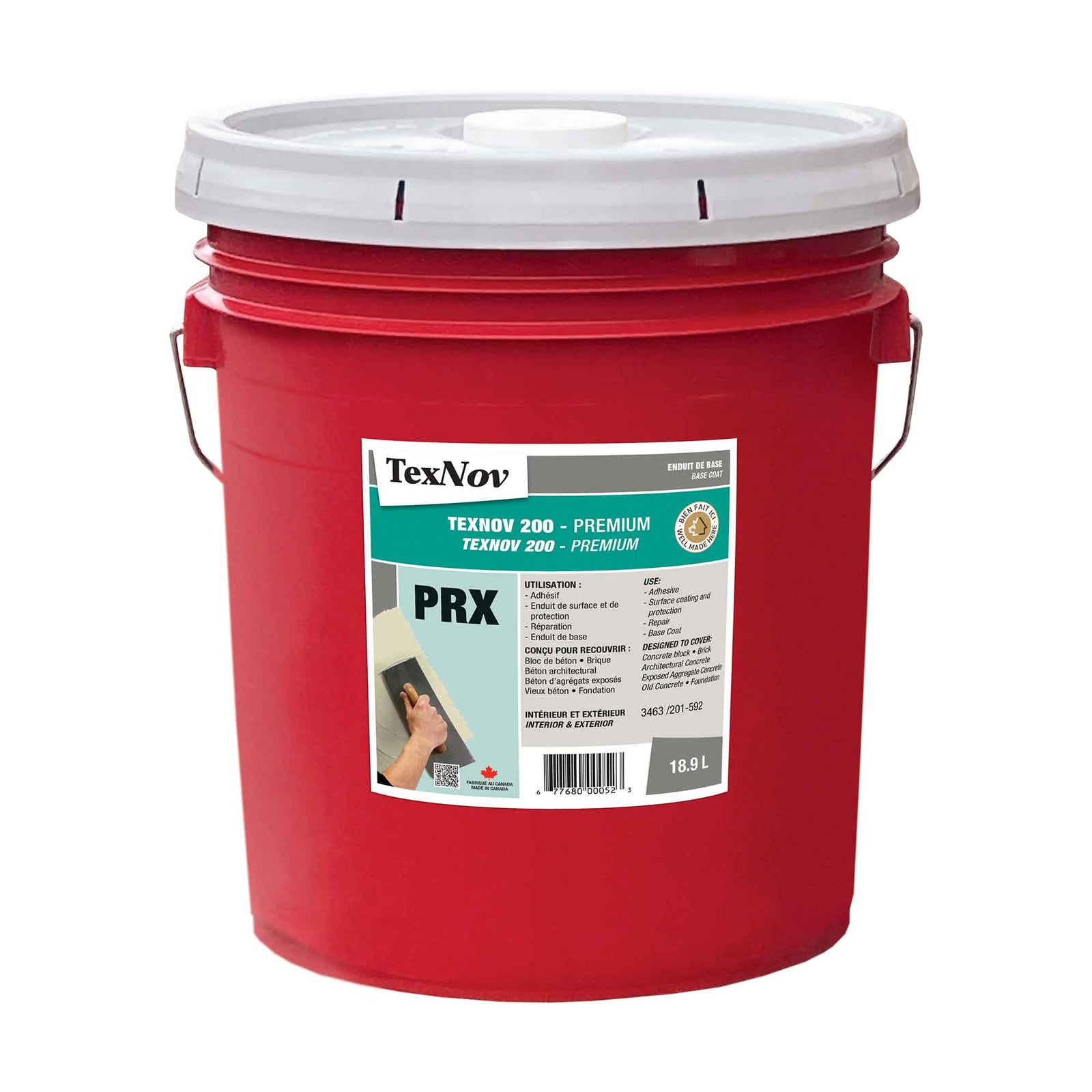 Enduit de base TexNov 200 Premium, 18,9 L