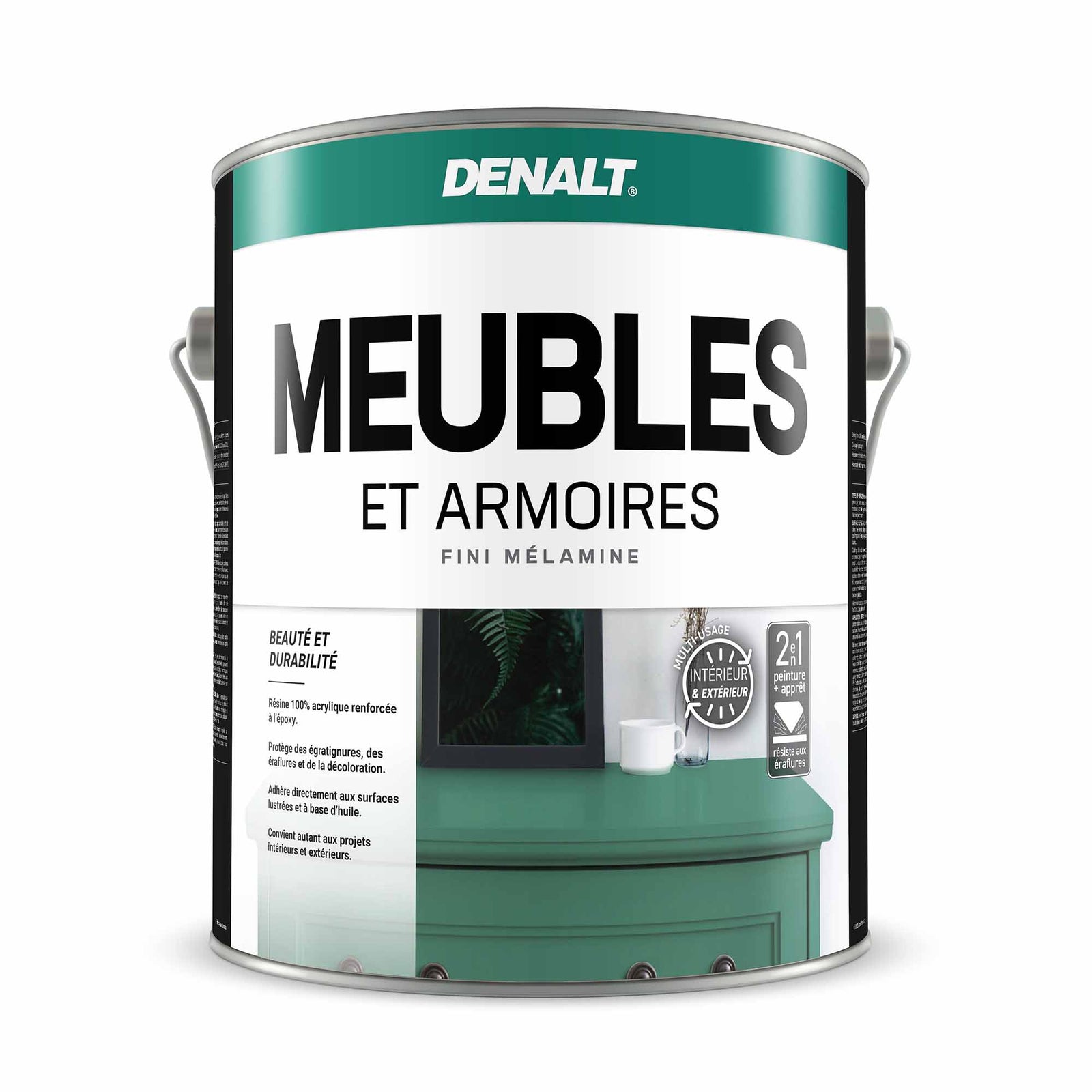 Peinture pour meubles et armoires mélamine base moyenne, 3,7 L
