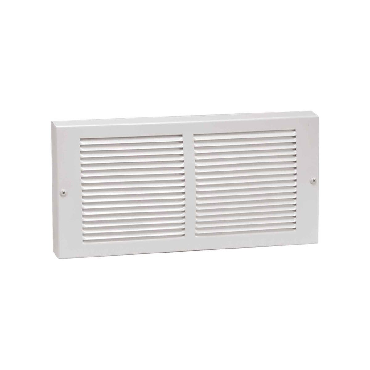 Grille de plinthe de retour d&#39;air en acier peint en blanc, 14&quot; x 6&quot;