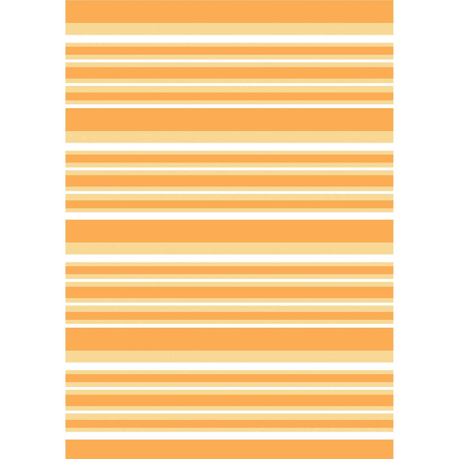 Tapis d'extérieur rayé orange, 84" x 60" x 0,5"