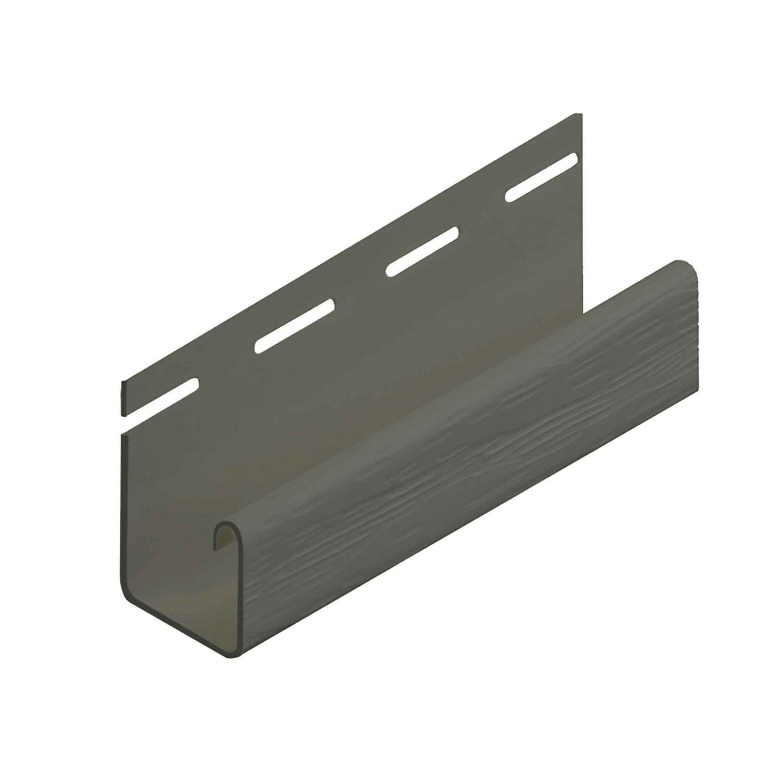 Moulure en J DaVinci en vinyle de couleur château voilé, 12' x 5/8" x 1-7/16" 