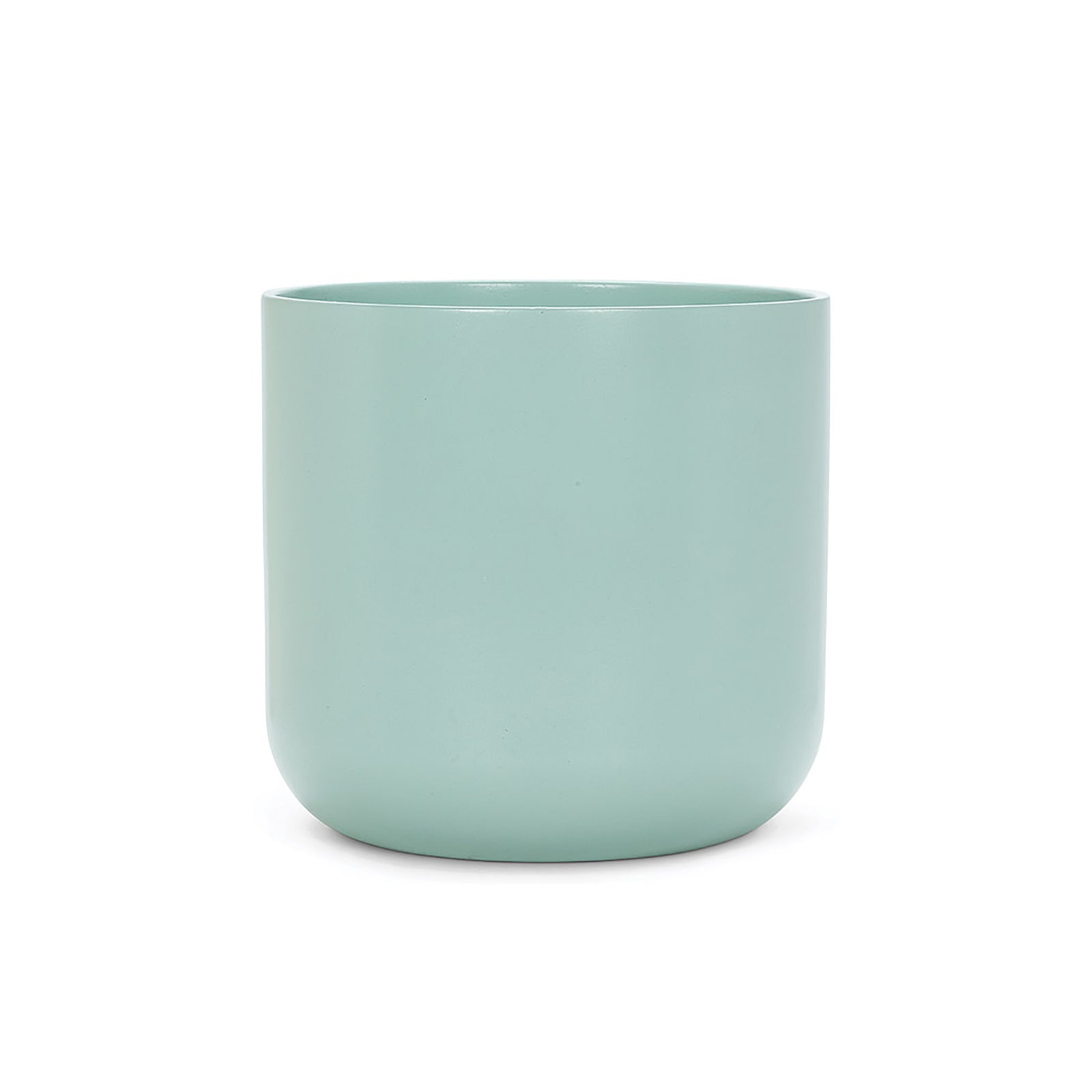 Jardinière classique de couleur menthe, 5'' de hauteur