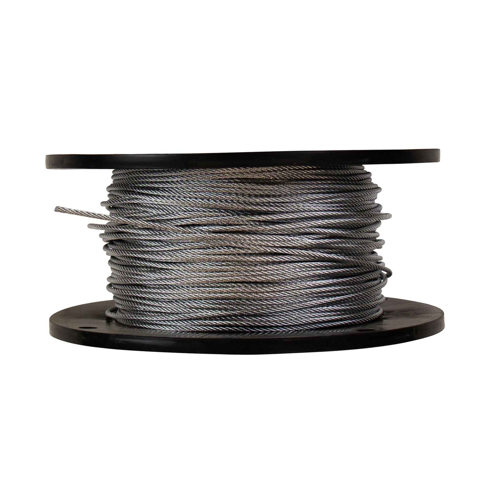 Câble 7 x 7 en acier galvanisé, 1/16" x 500' (vendue au pied linéaire)