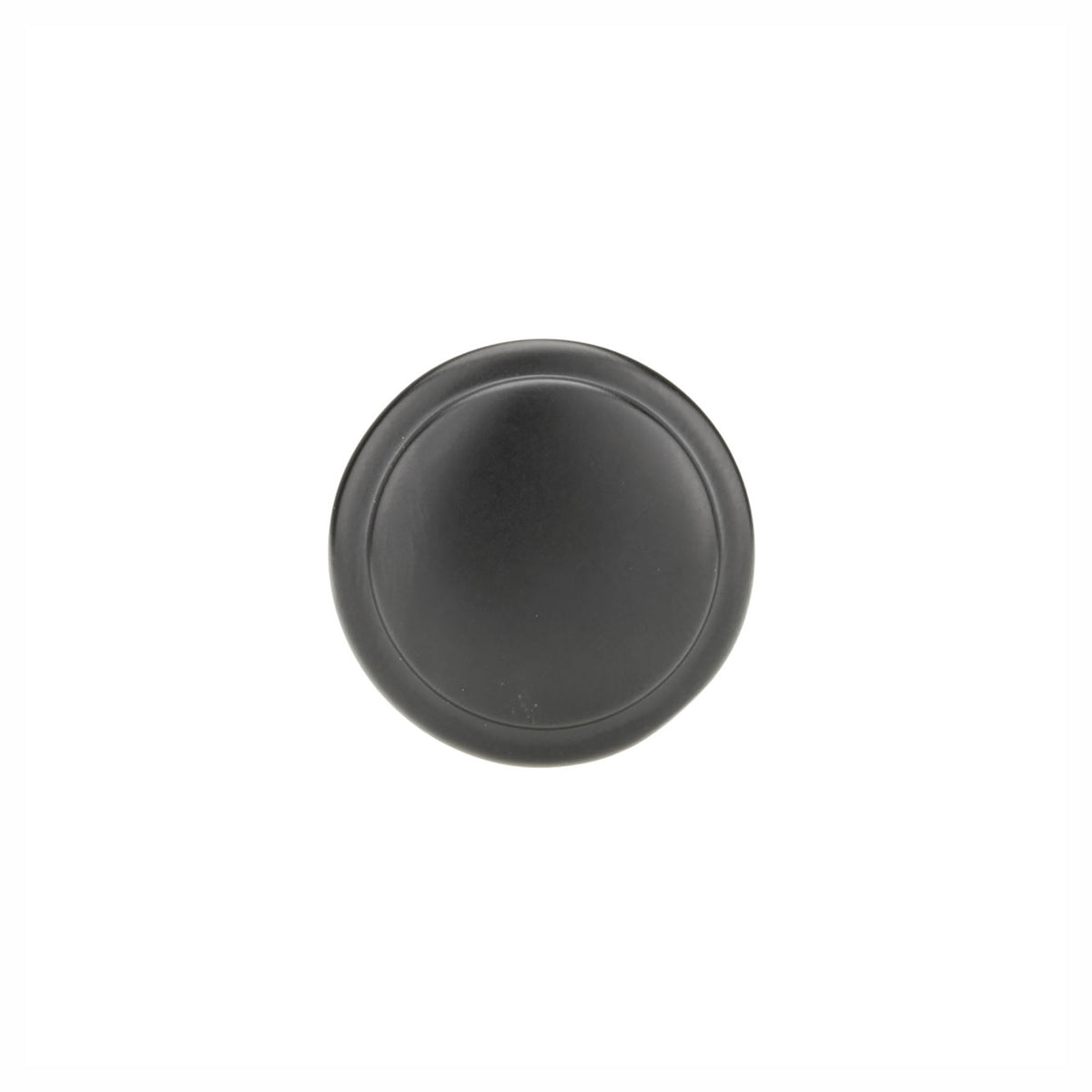Bouton Candiac en métal en noir mat, 32 mm