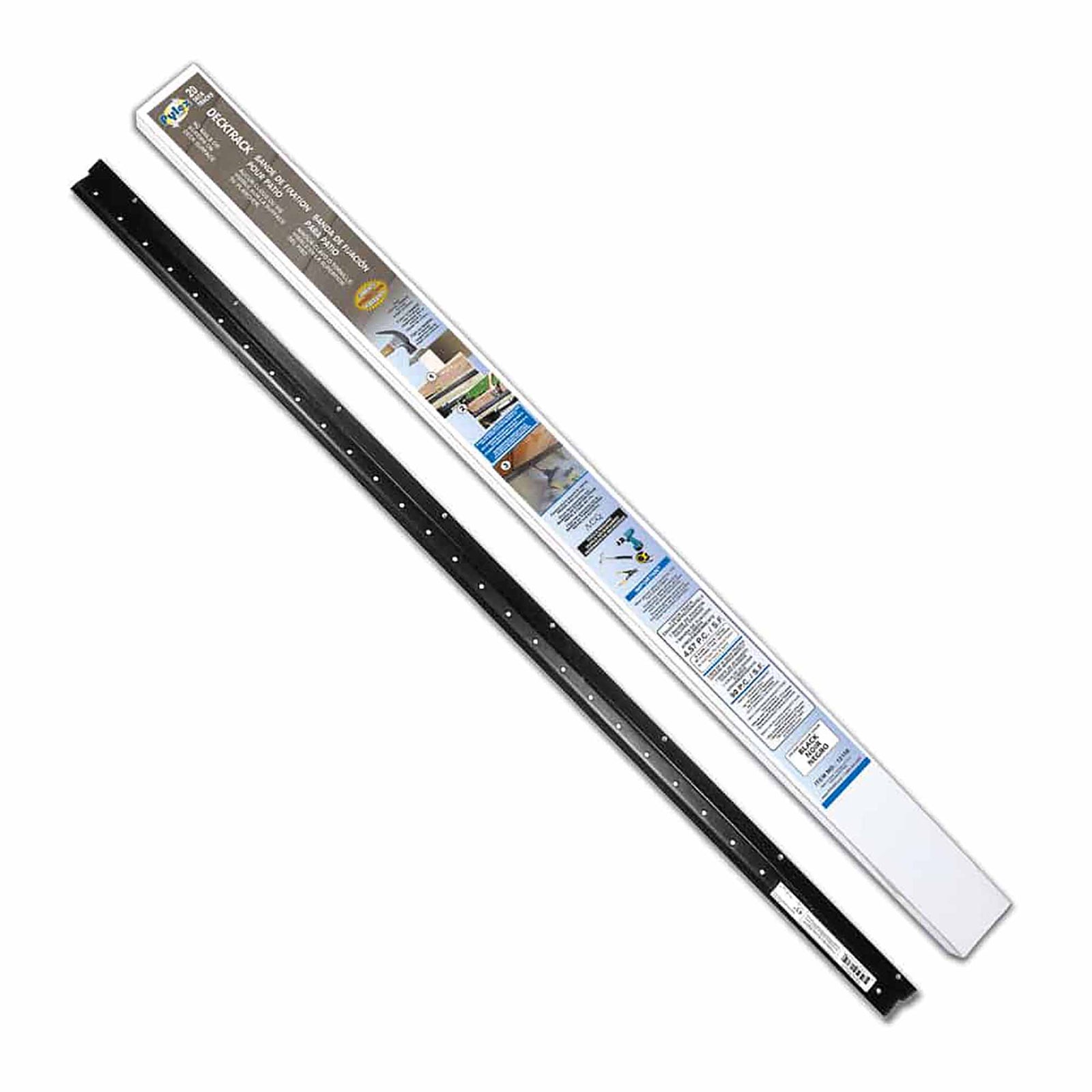 Bande de fixation pour patio de 45″, noir