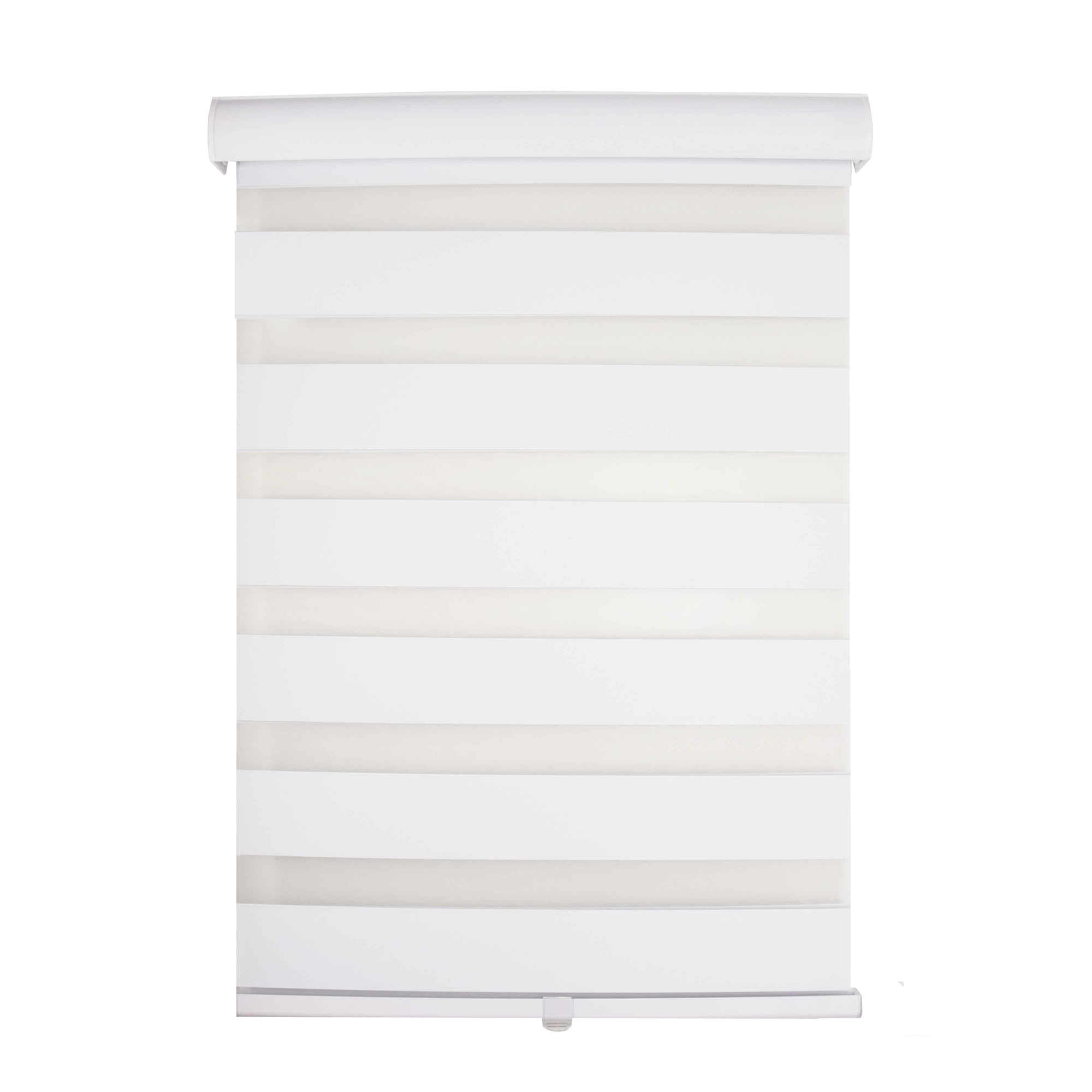 Store sans cordon en polyester blanc, 24" x 84"