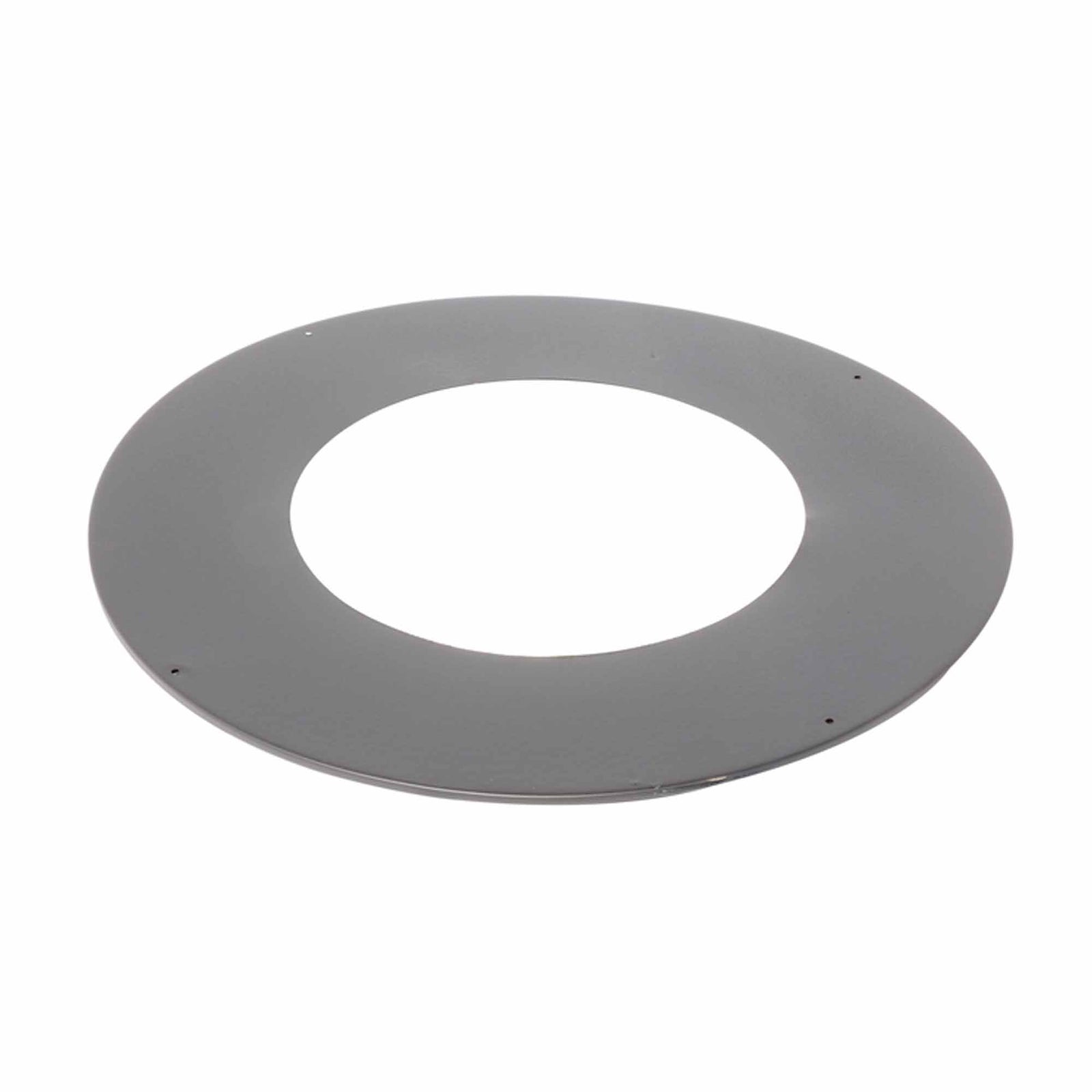 Collet de finition rond et  noir mat, pour cheminée de 6''