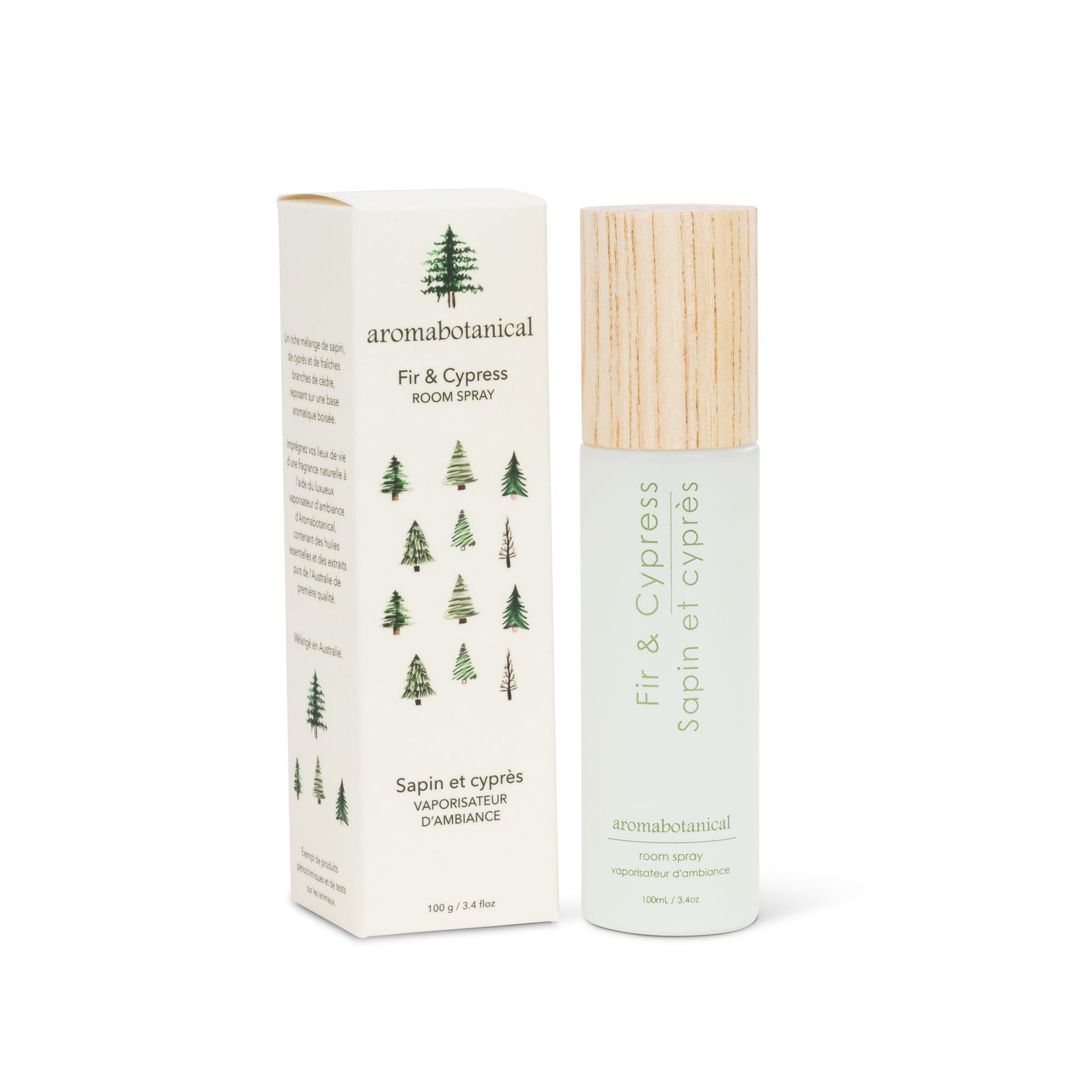 Vaporisateur d'ambiance sapin et cyprès, 100 ml
