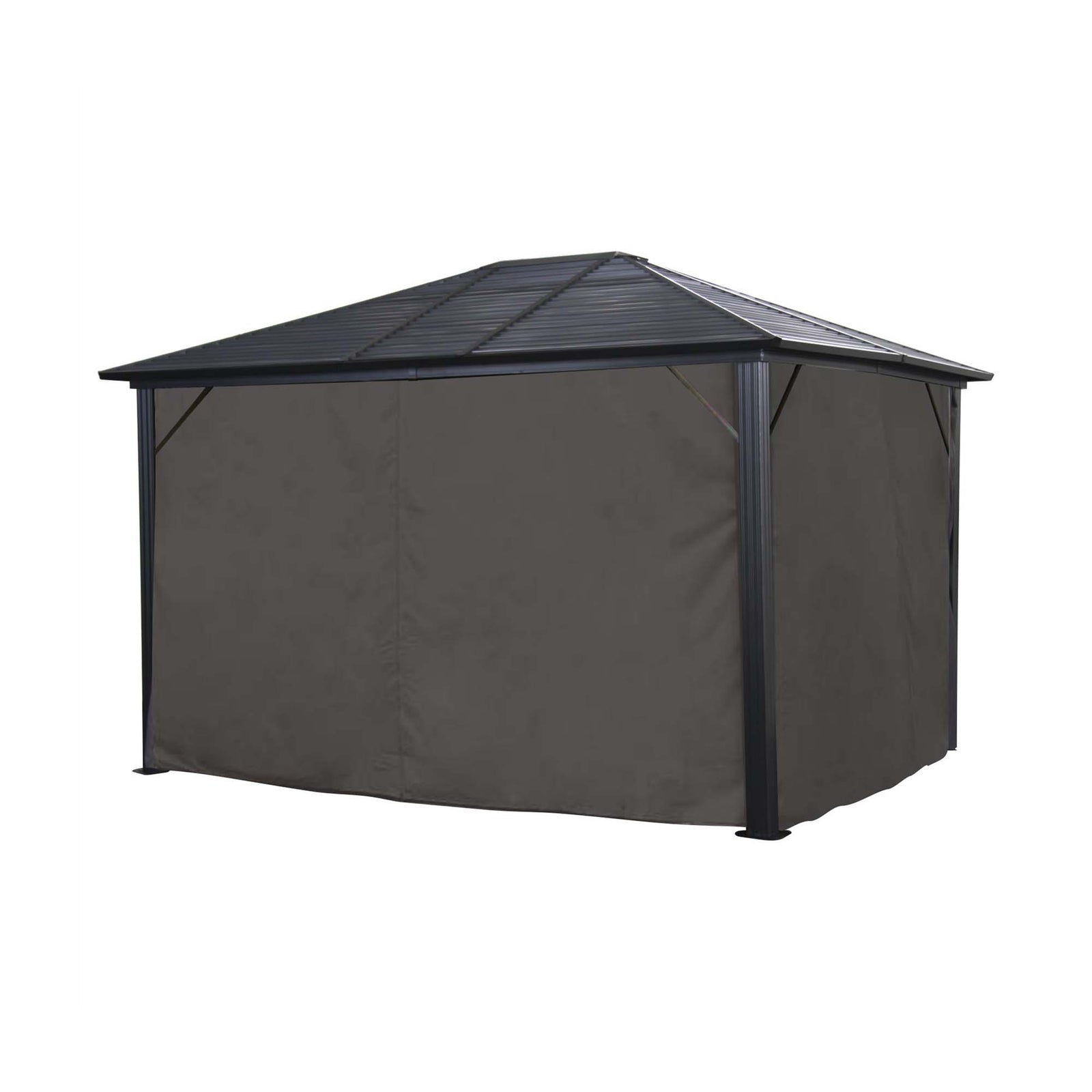 Rideaux d'intimité pour abri TAMPA, 10' x 10' 