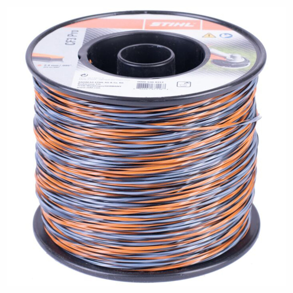 Fil torsadé avec fibre de carbone CF3 Pro pour coupe-bordure, 0,095" x 695' (3 lb)