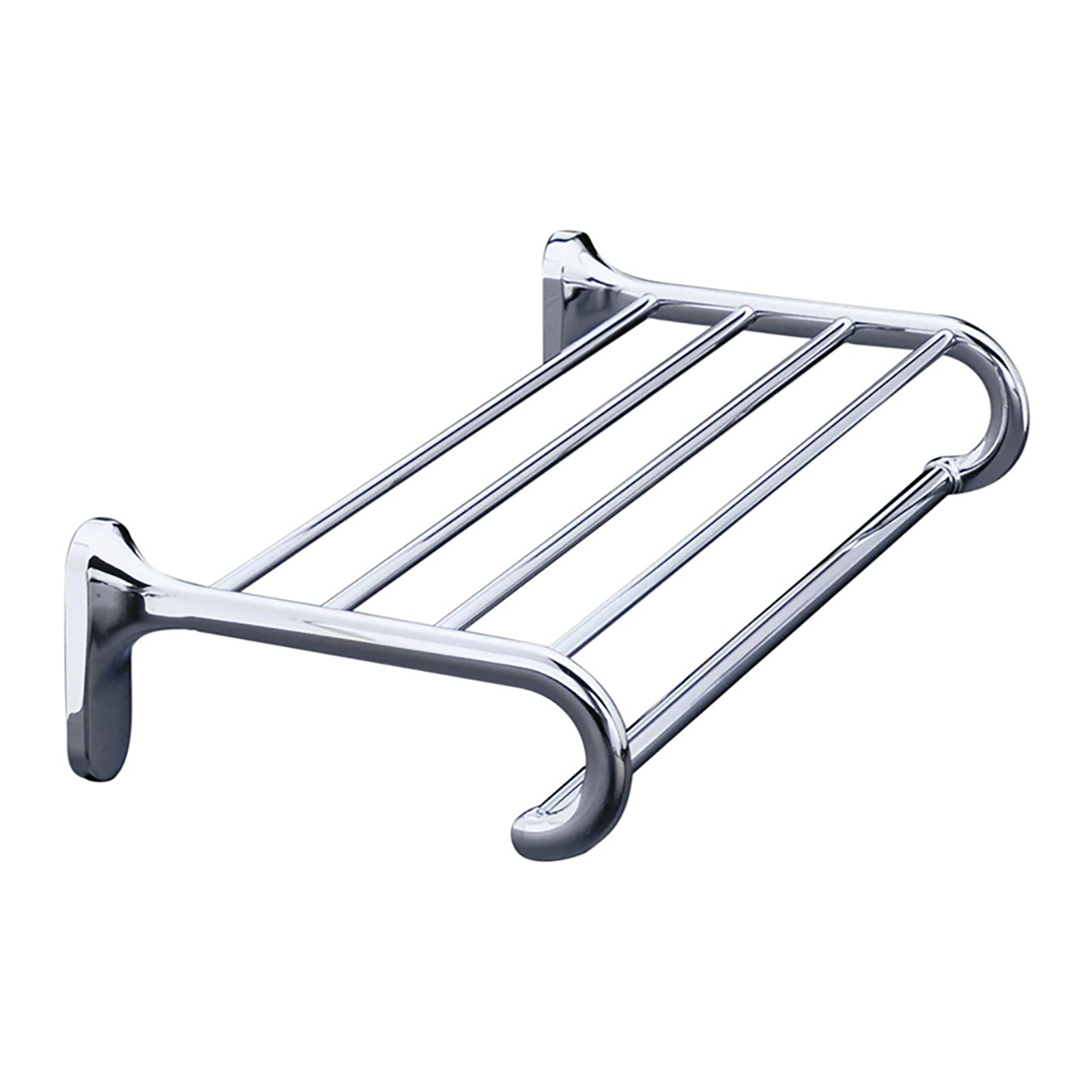 Étagère murale porte-serviette, chrome, 24"