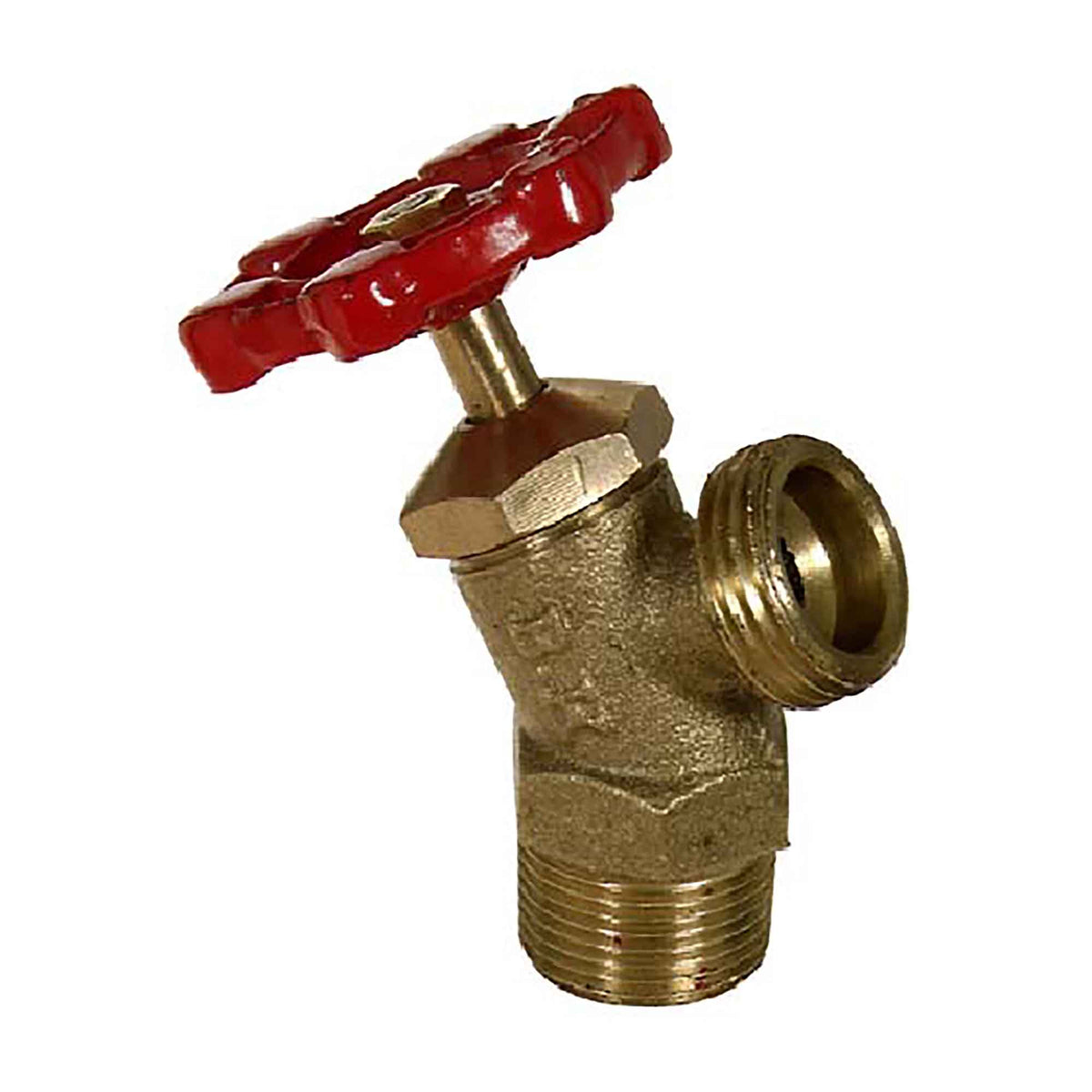 Valve de vidange de chaudière en laiton de compression avec angle, mâle 3/4&quot; 