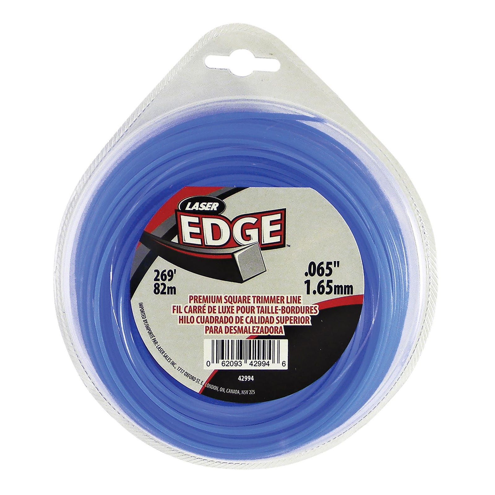 Fil carré pour coupe-bordure, 0,065'' x 269' (bleu)