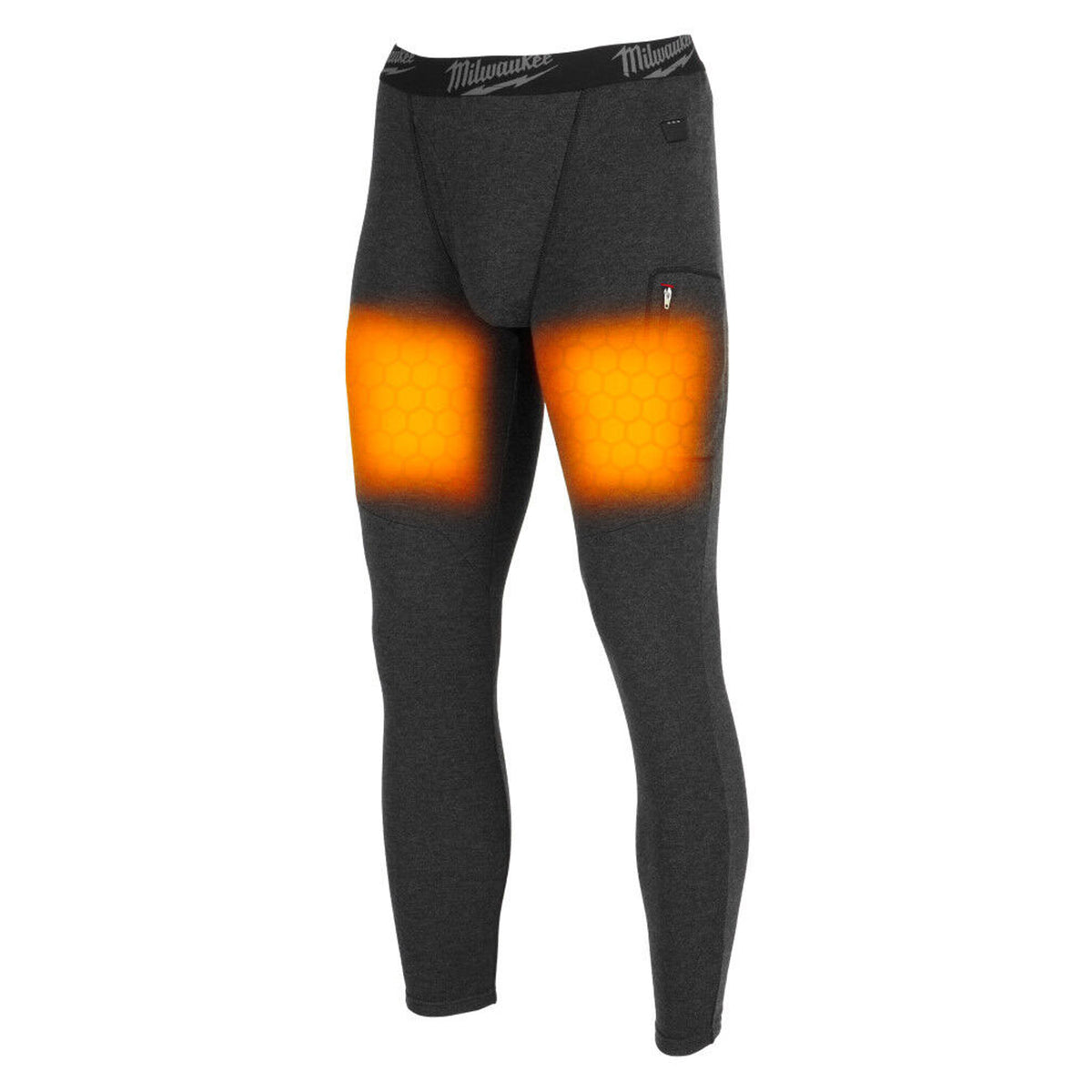 Pantalons de base en laine Mérinos chauffants, moyen (noir)