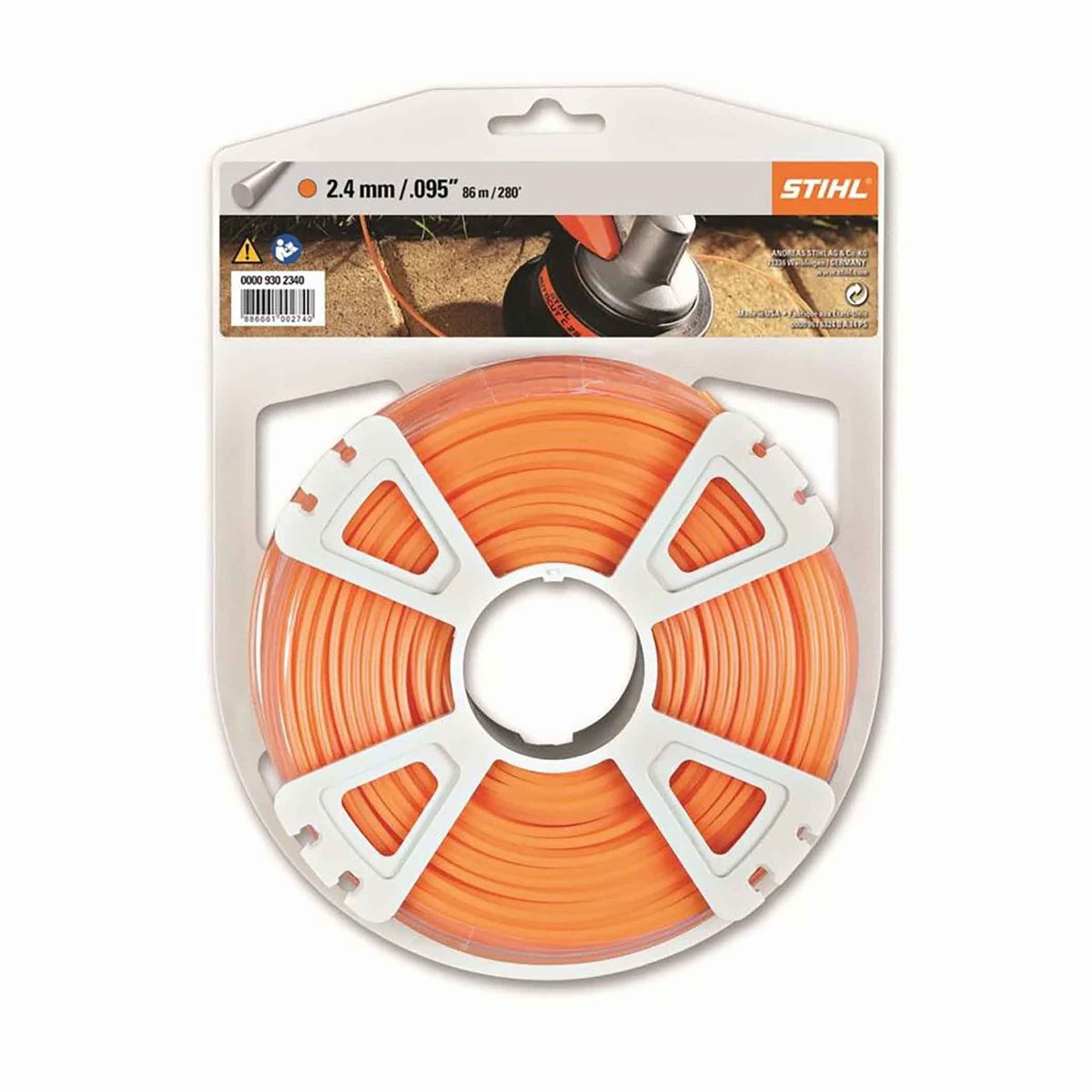 Fil rond pour coupe-bordure, 0,095" x 280' (1 lb)