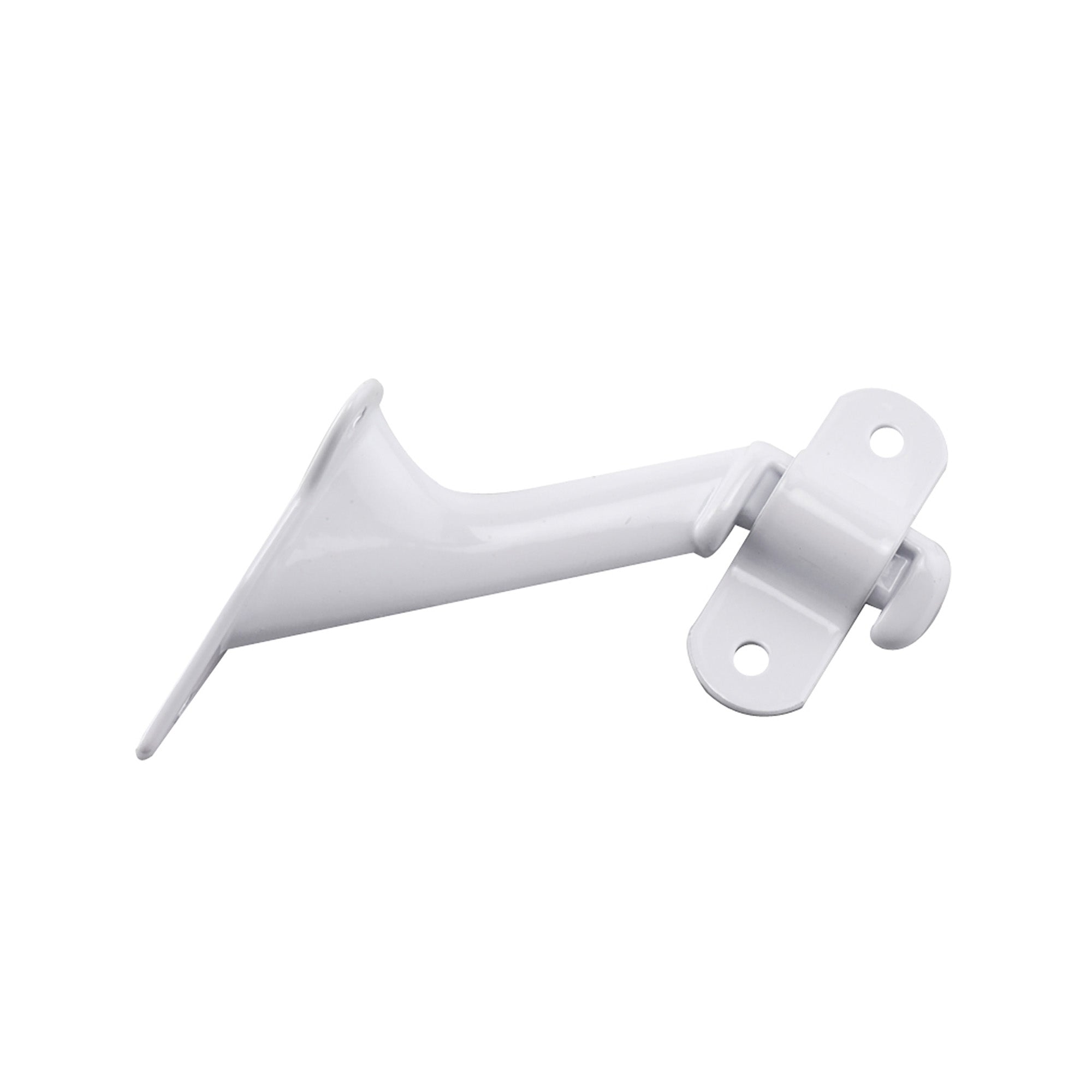 Support pour main courante de 2-1/4'', blanc