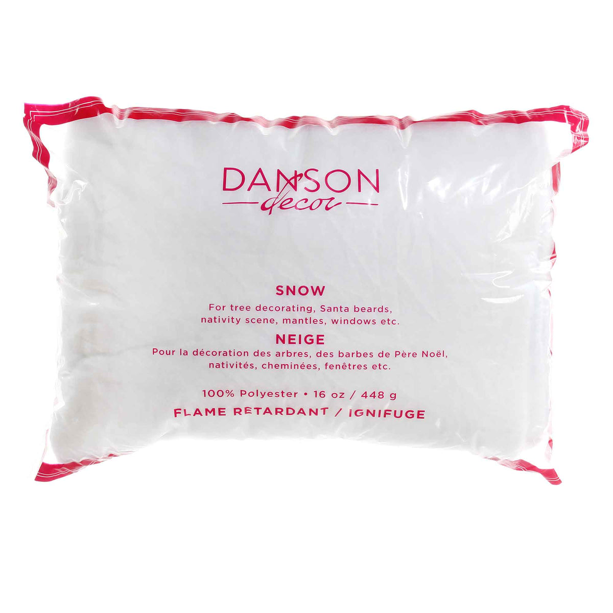 Duvet de neige blanche pour la décoration de Noël, 16 oz