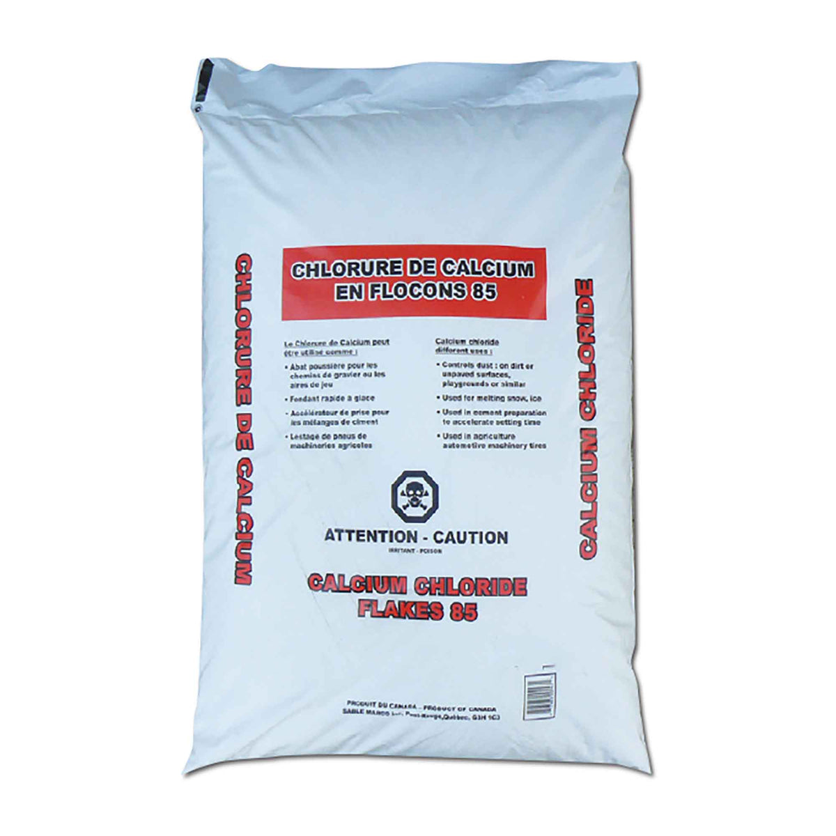 Chlorure de calcium en flocons 83 % - 85 %, 35 kg