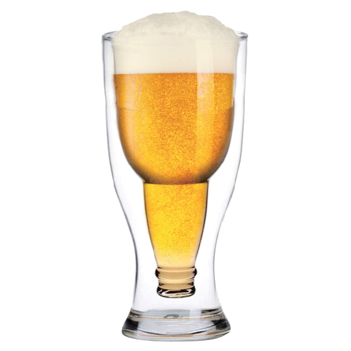 Verre à bière à double paroi, 450 ml