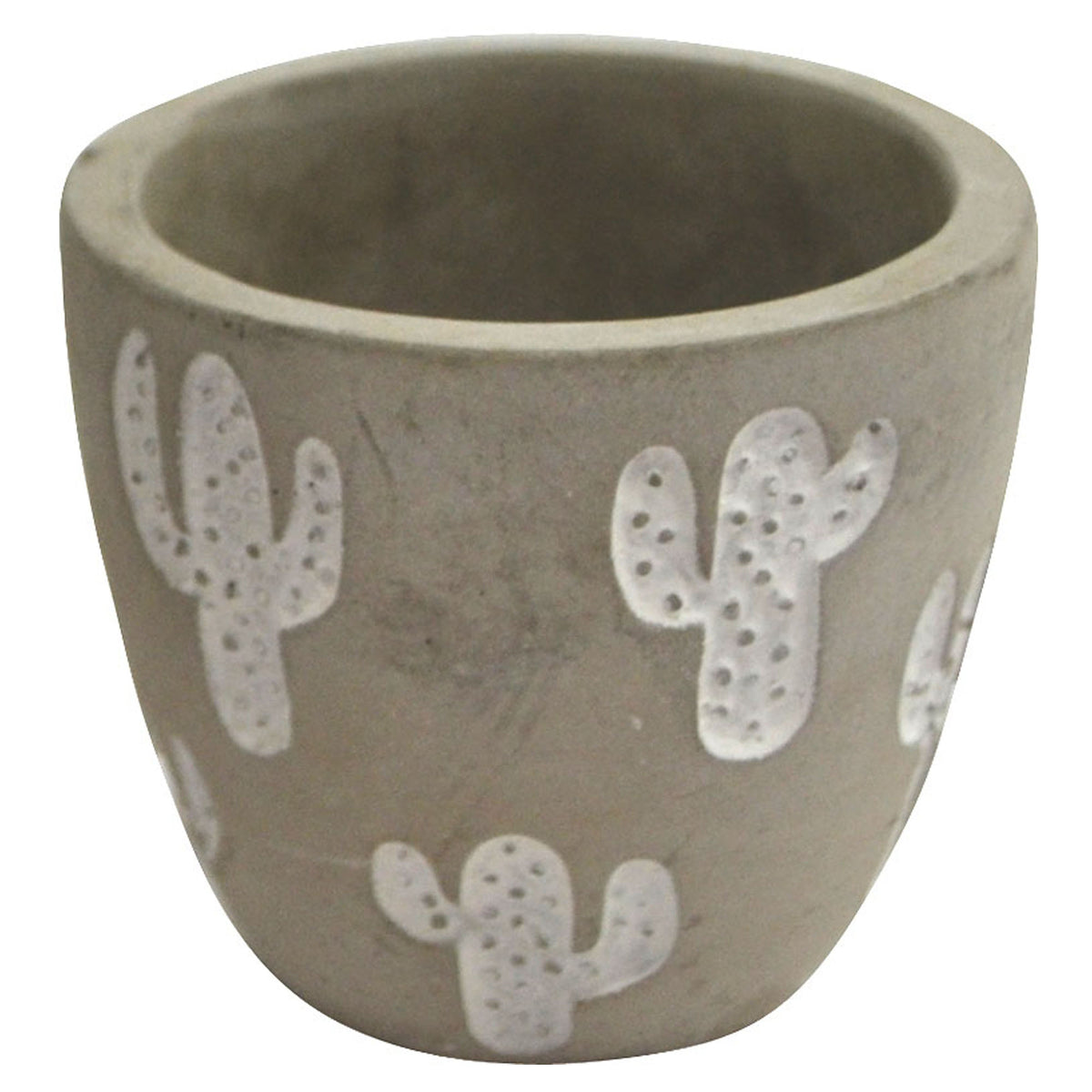 Cache-pot cactus, 3,1" x 2.75"