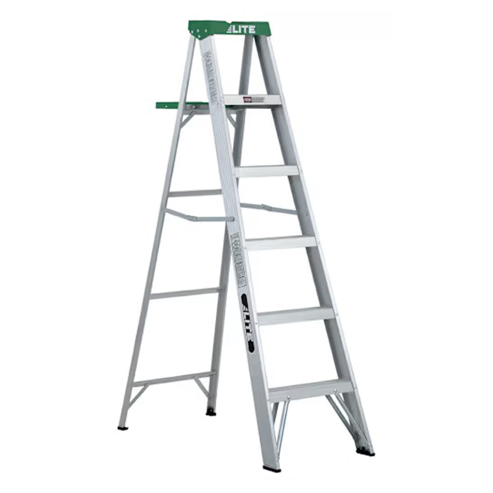 Escabeau en aluminium avec tablette, 6' (grade 2)