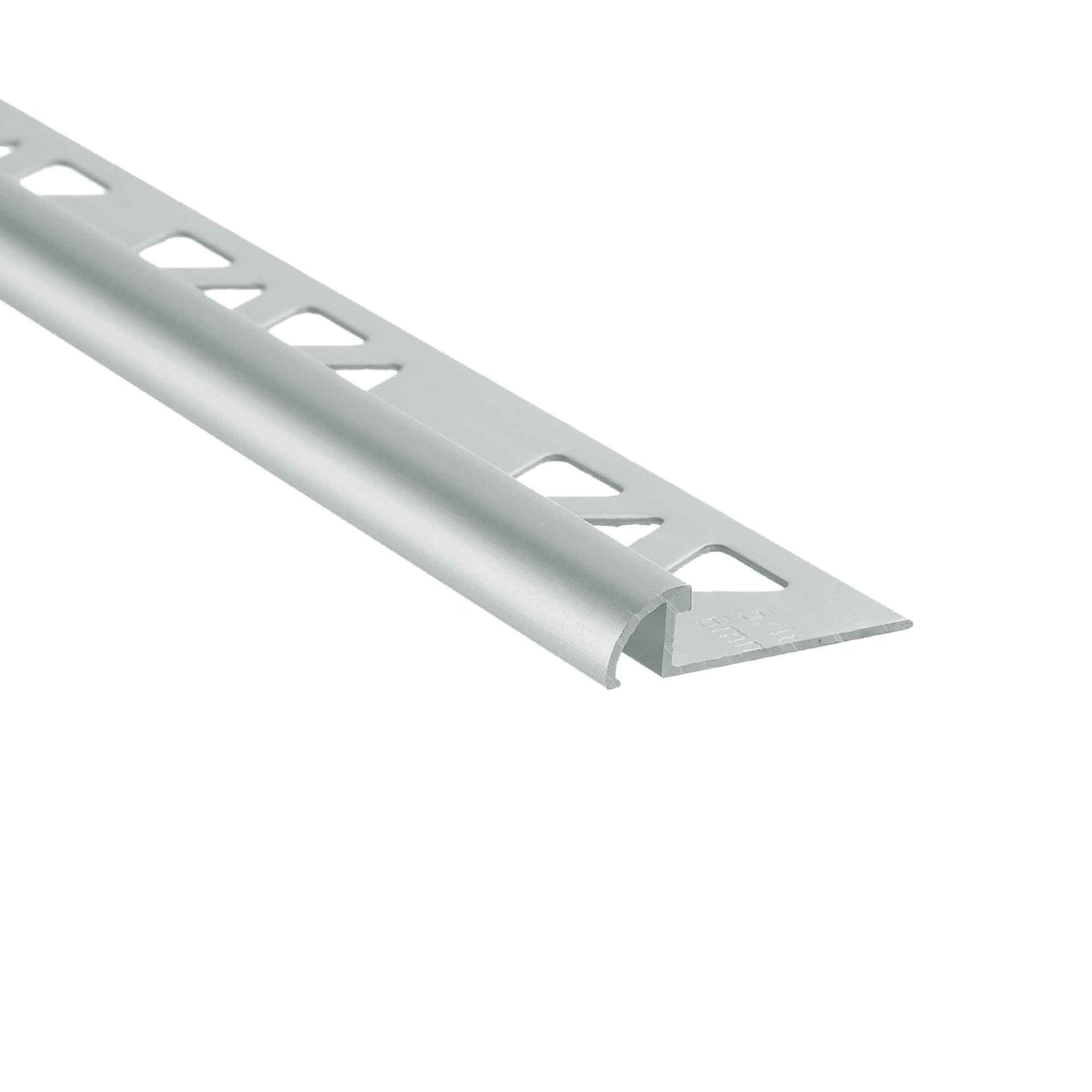 Bordure de carrelage ronde argent brillant, 5/16" x 8'