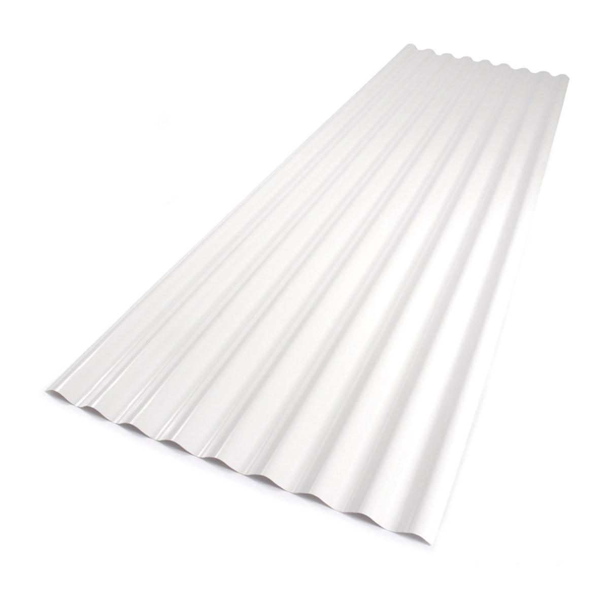 Panneau ondulé de toiture Palruf de 24" x 10', blanc